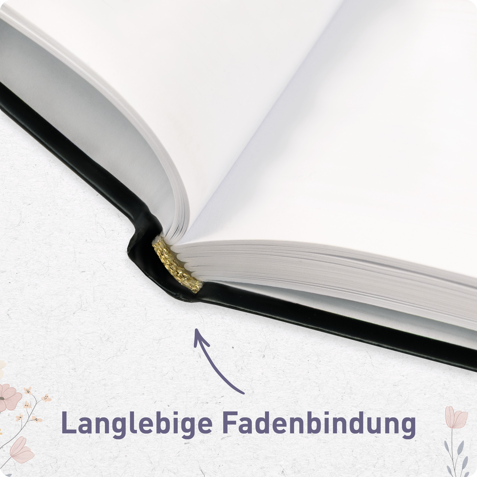Artikelbild 6 des Artikels “Notizbuch Classic A5+ blanko [Flower Joy] “
