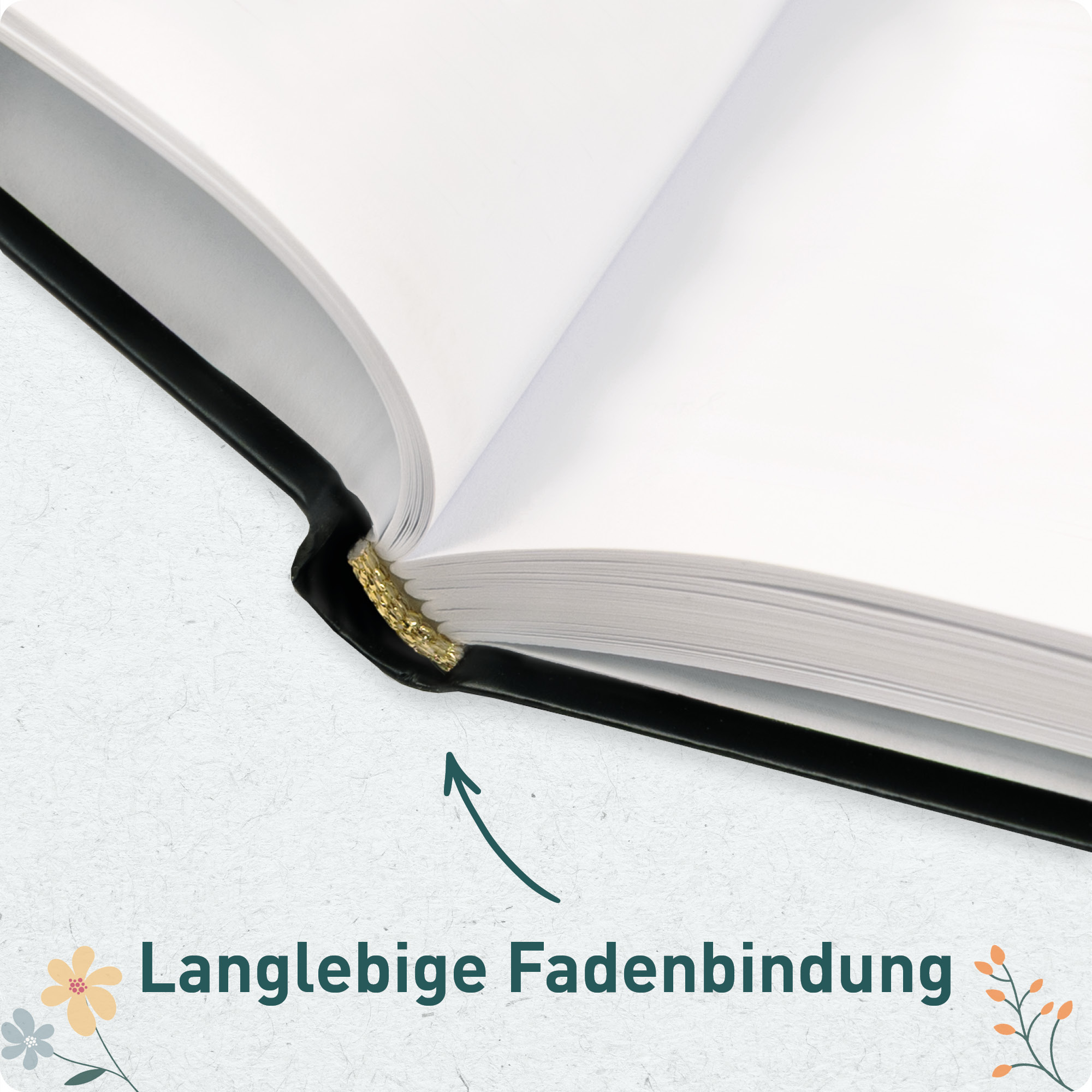 Artikelbild 6 des Artikels “Notizbuch Classic A5+ blanko [Wild Flower] “