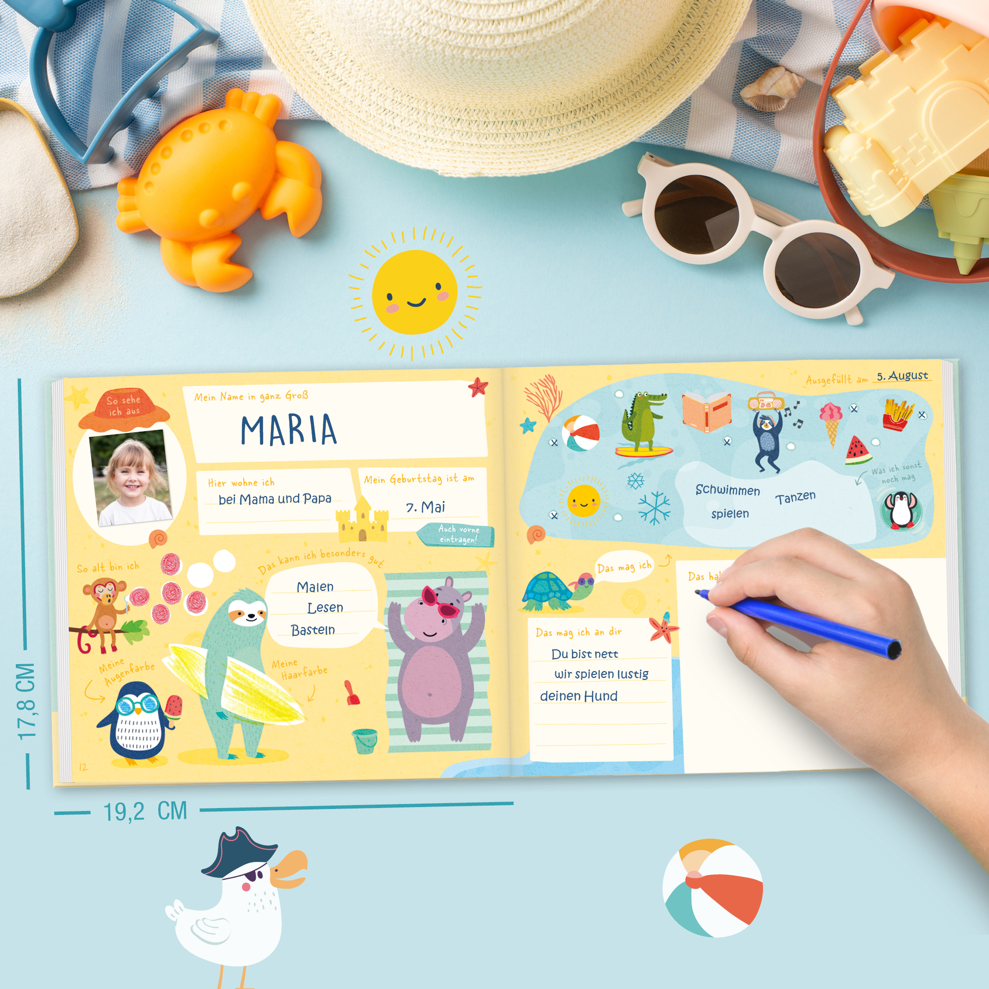 Artikelbild 6 des Artikels “Freundebuch Kindergarten [Meerjungfrau] “