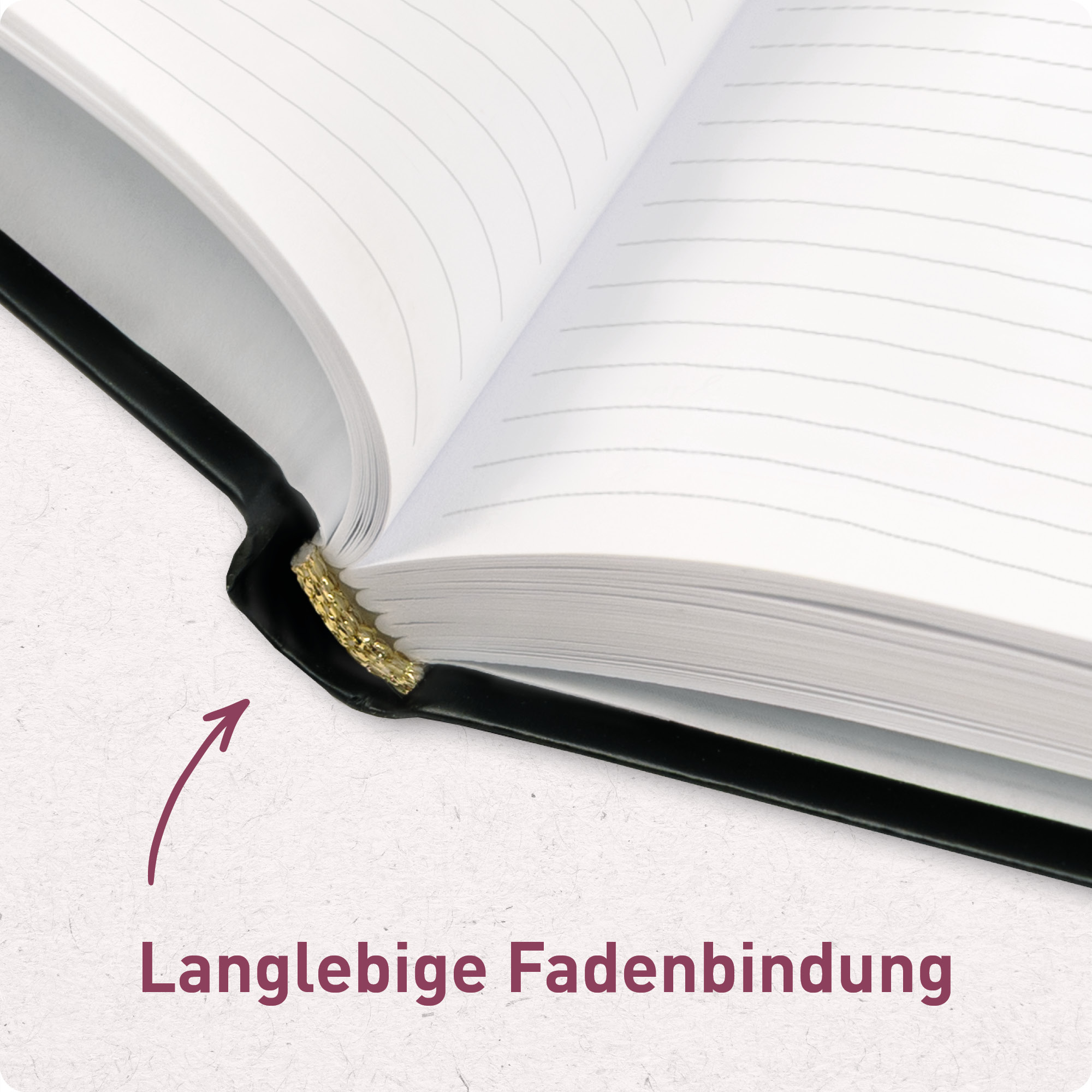 Artikelbild 6 des Artikels “paper&you Notizbuch A4+ liniert [Pink Flowers] “