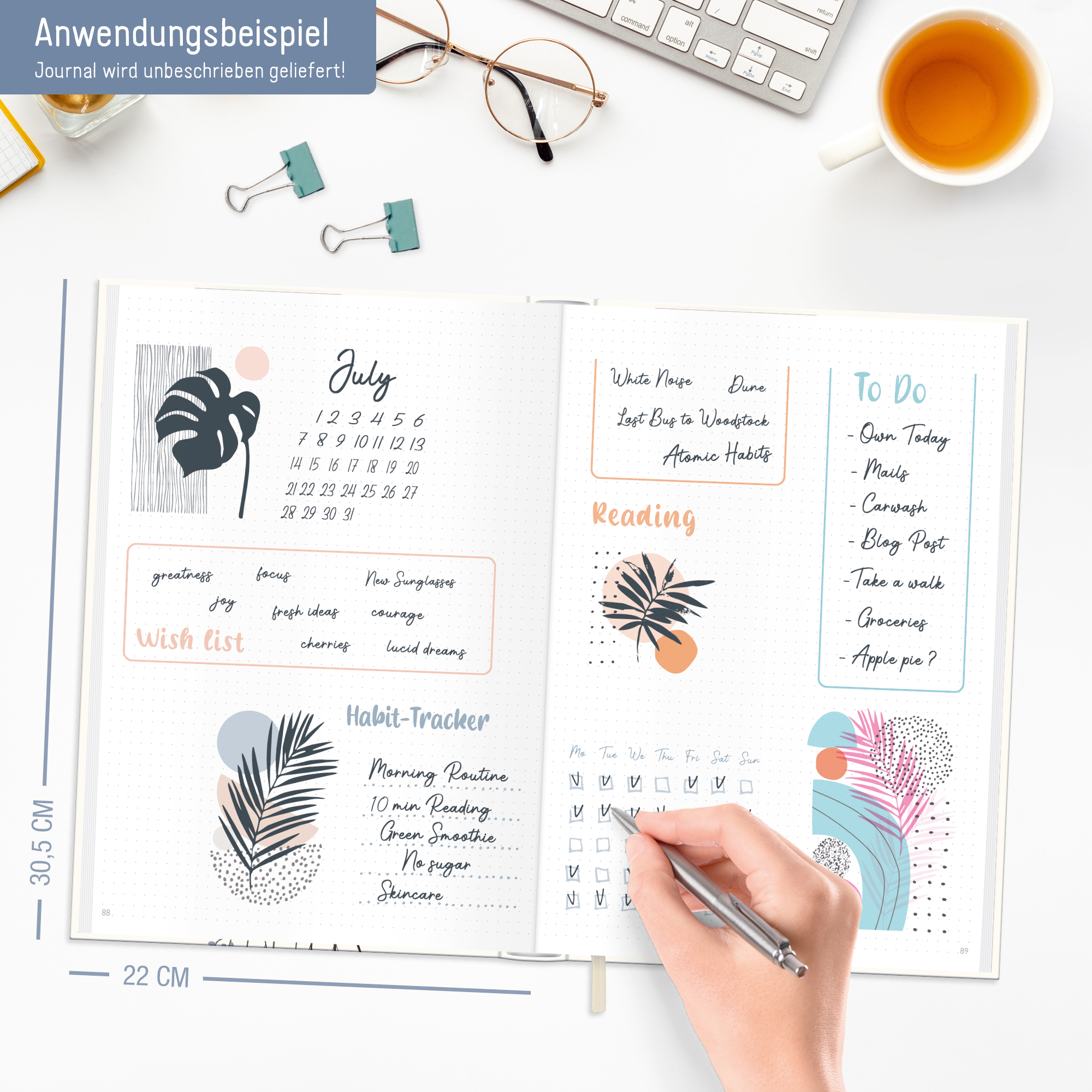 Artikelbild 6 des Artikels “paper&you Journal A4+  [Flower Joy] “