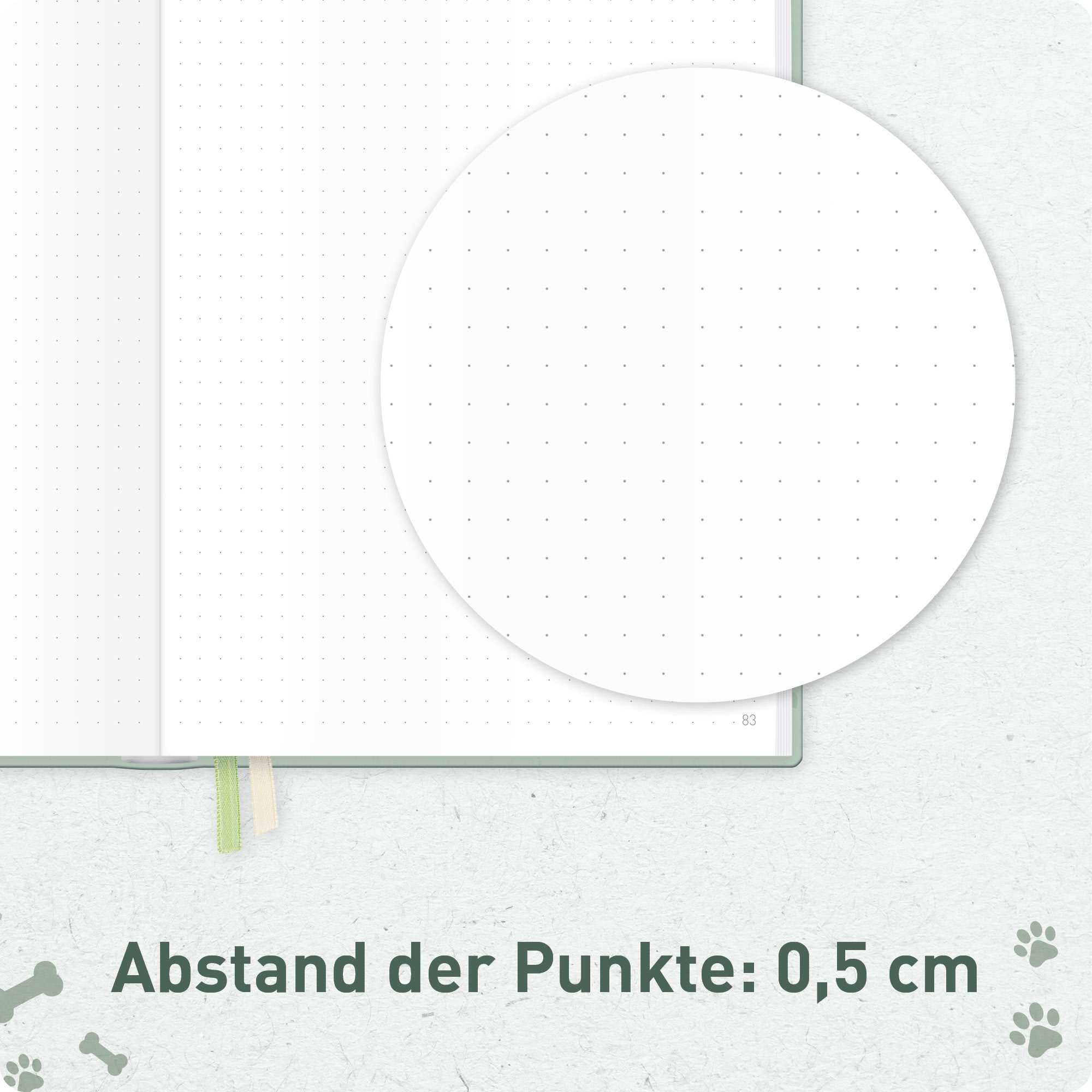 Artikelbild 6 des Artikels “p&y Journal Premium dotted A5 [Dog’s heart] “