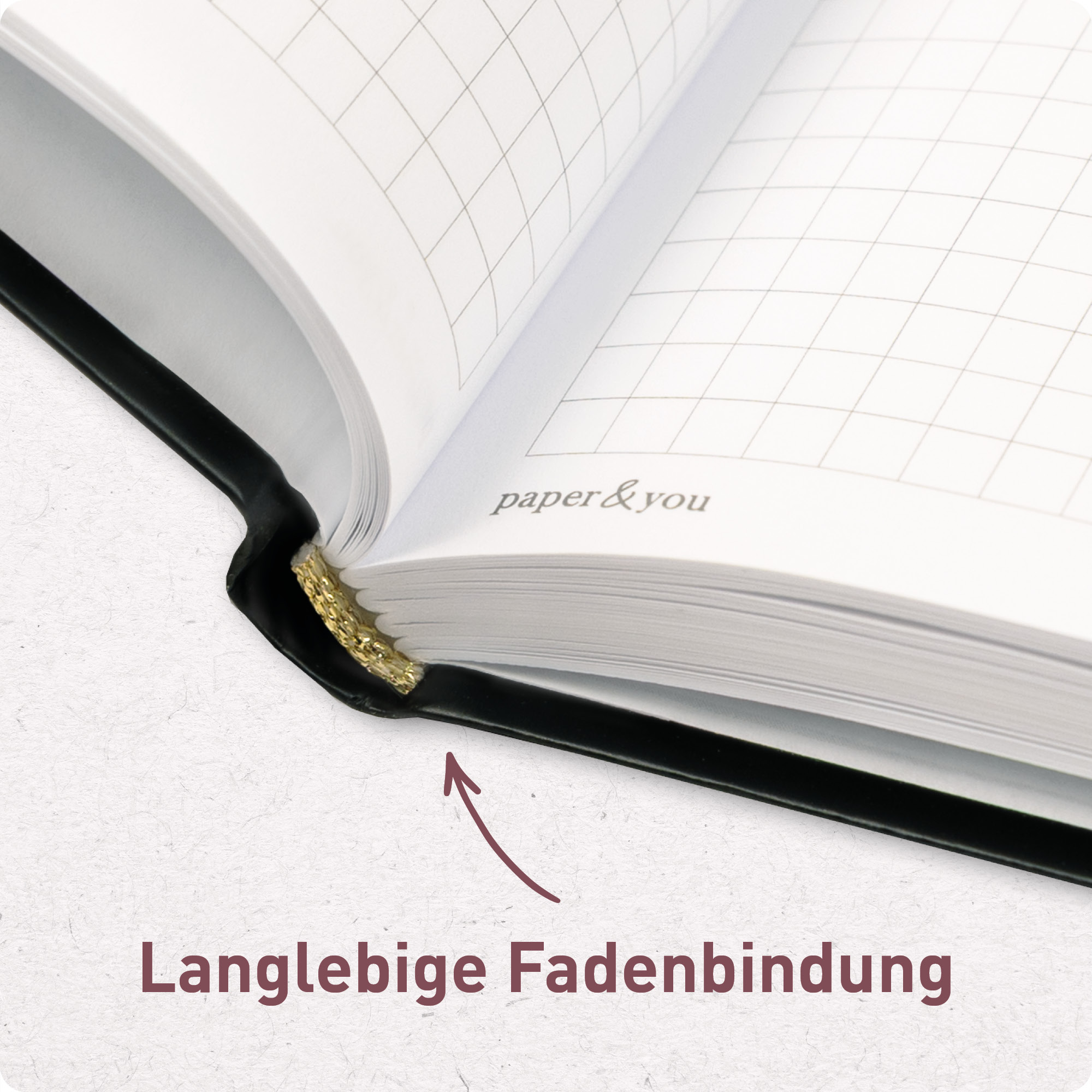 Artikelbild 6 des Artikels “p&y Notizbuch kariert A6+ [Red Leaves] “