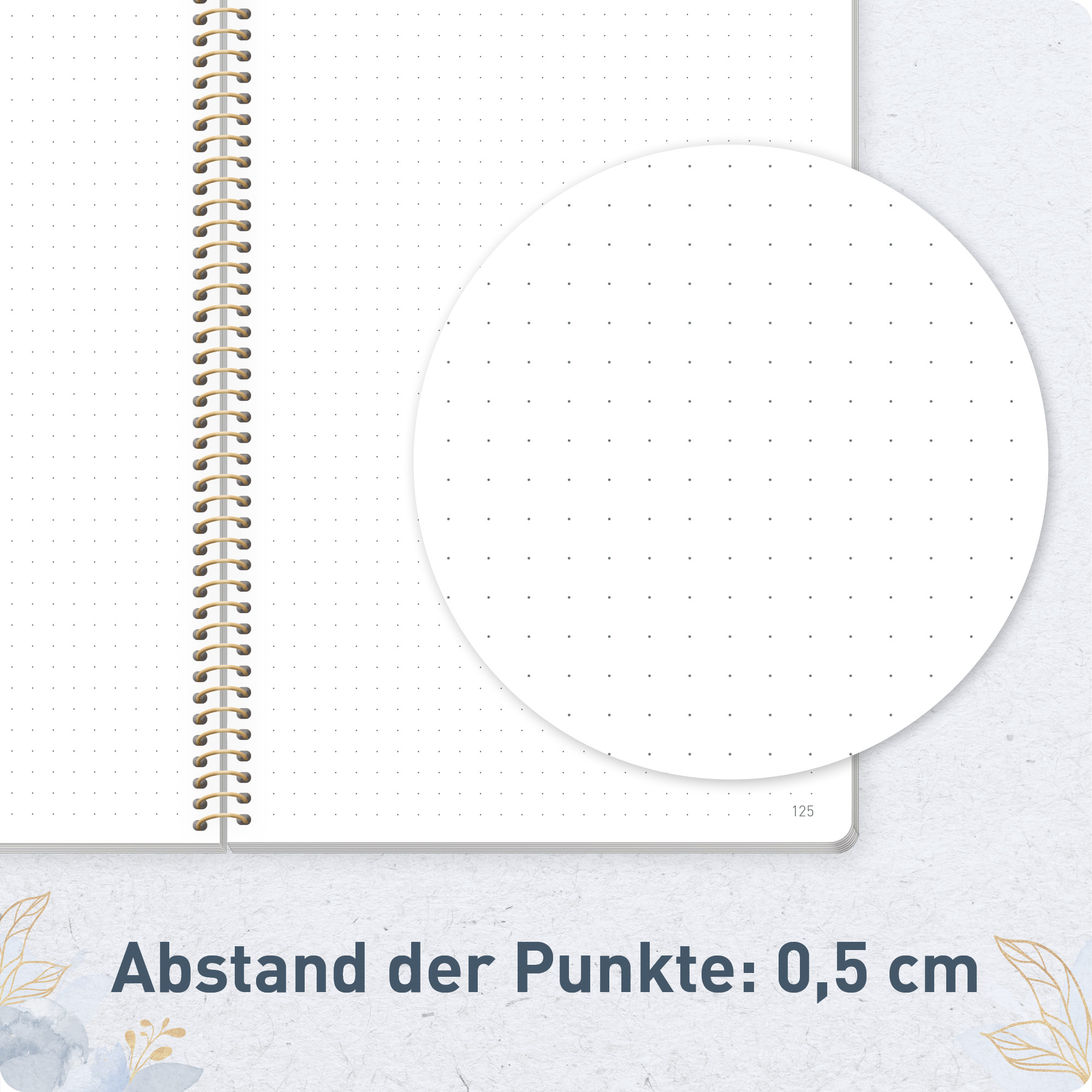 Artikelbild 6 des Artikels “Bullet Journal dotted A5 mit Spiralbindung [Time to Grow] “