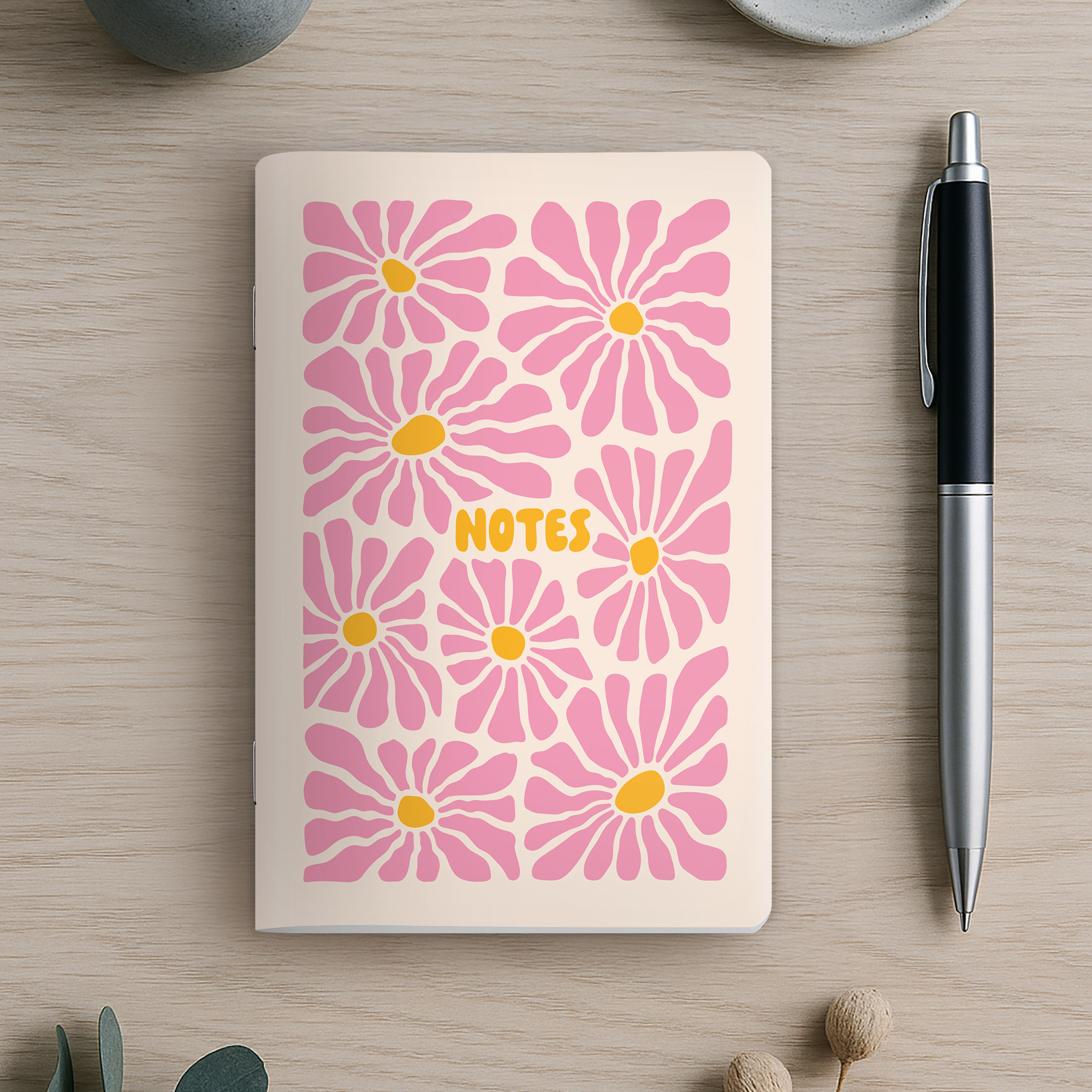 Artikelbild 6 des Artikels “paper&you Notizheft A6+ dotted [Pink Flowers] “