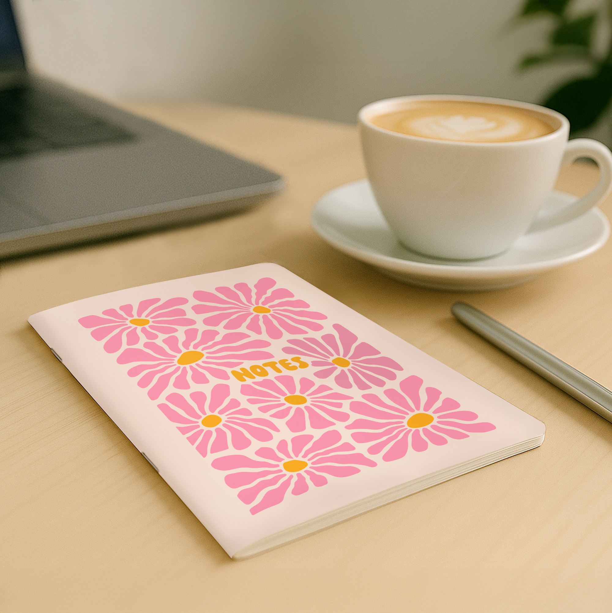 Artikelbild 6 des Artikels “Notizheft A6+ liniert [Pink Flowers] “