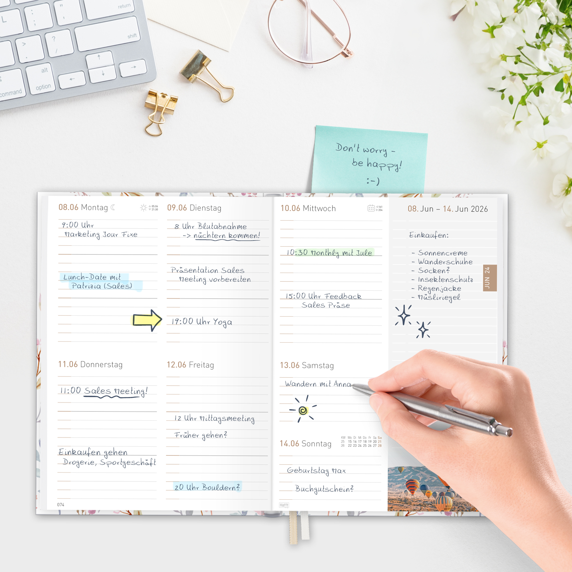 Artikelbild 6 des Artikels “Chäff-Timer Classic A5 2026 [Sweet Flowers] “
