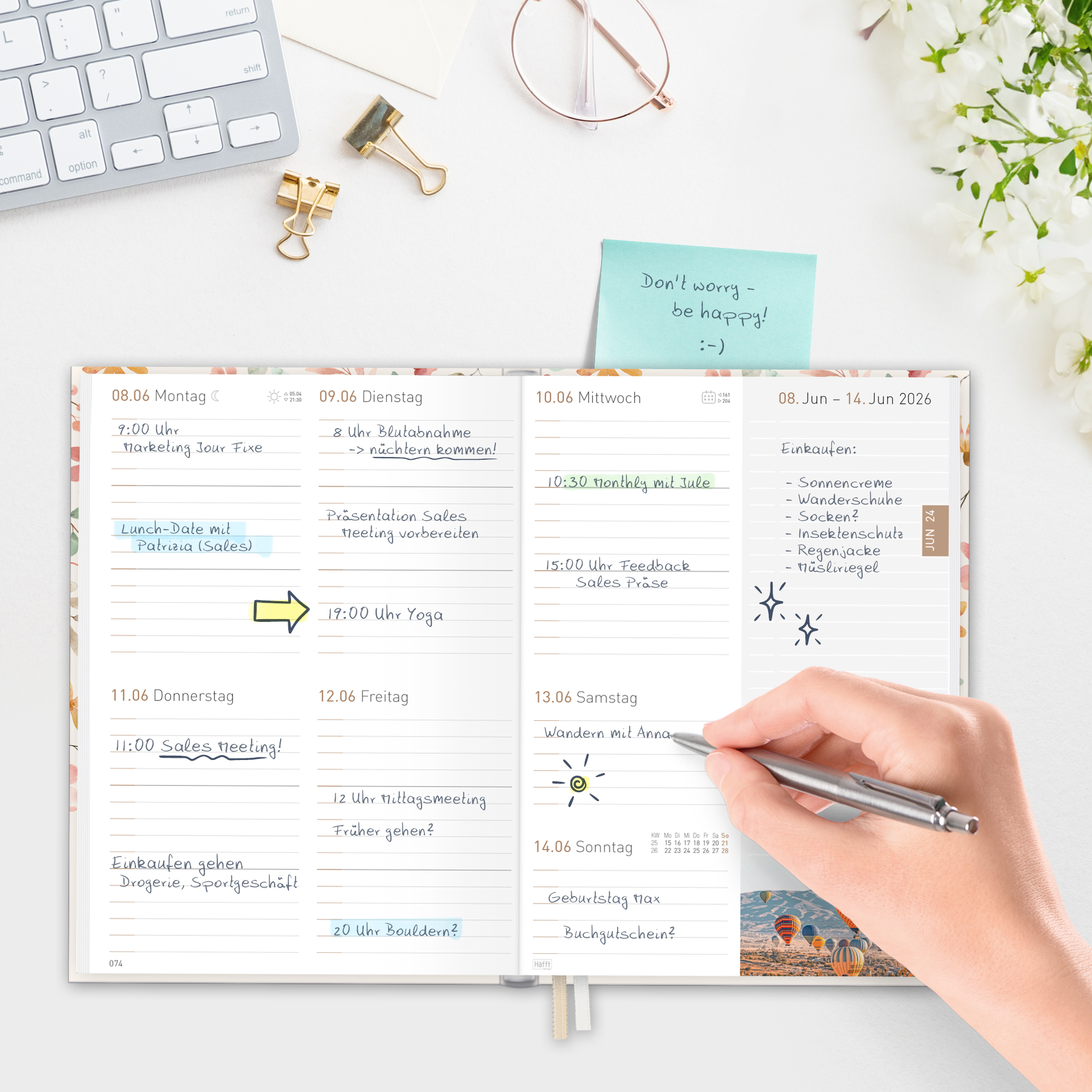 Artikelbild 6 des Artikels “Chäff-Timer Classic A5 2026 [Wild Blossoms] “