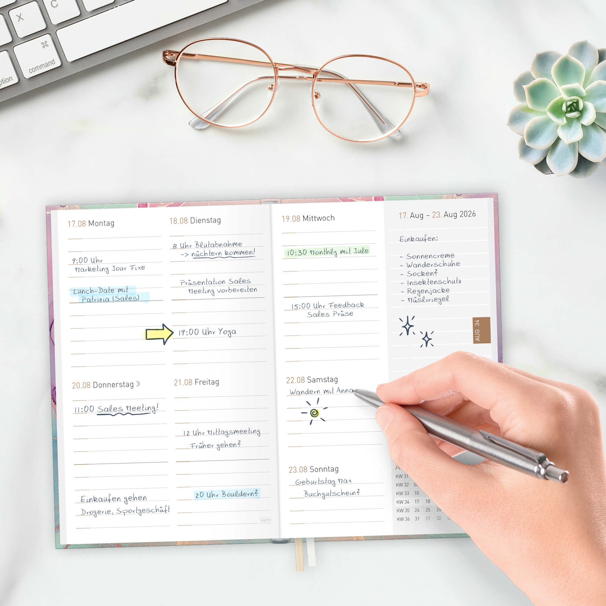 Artikelbild 6 des Artikels “Chäff-Timer Mini A6 2026 [Silky Pink] “