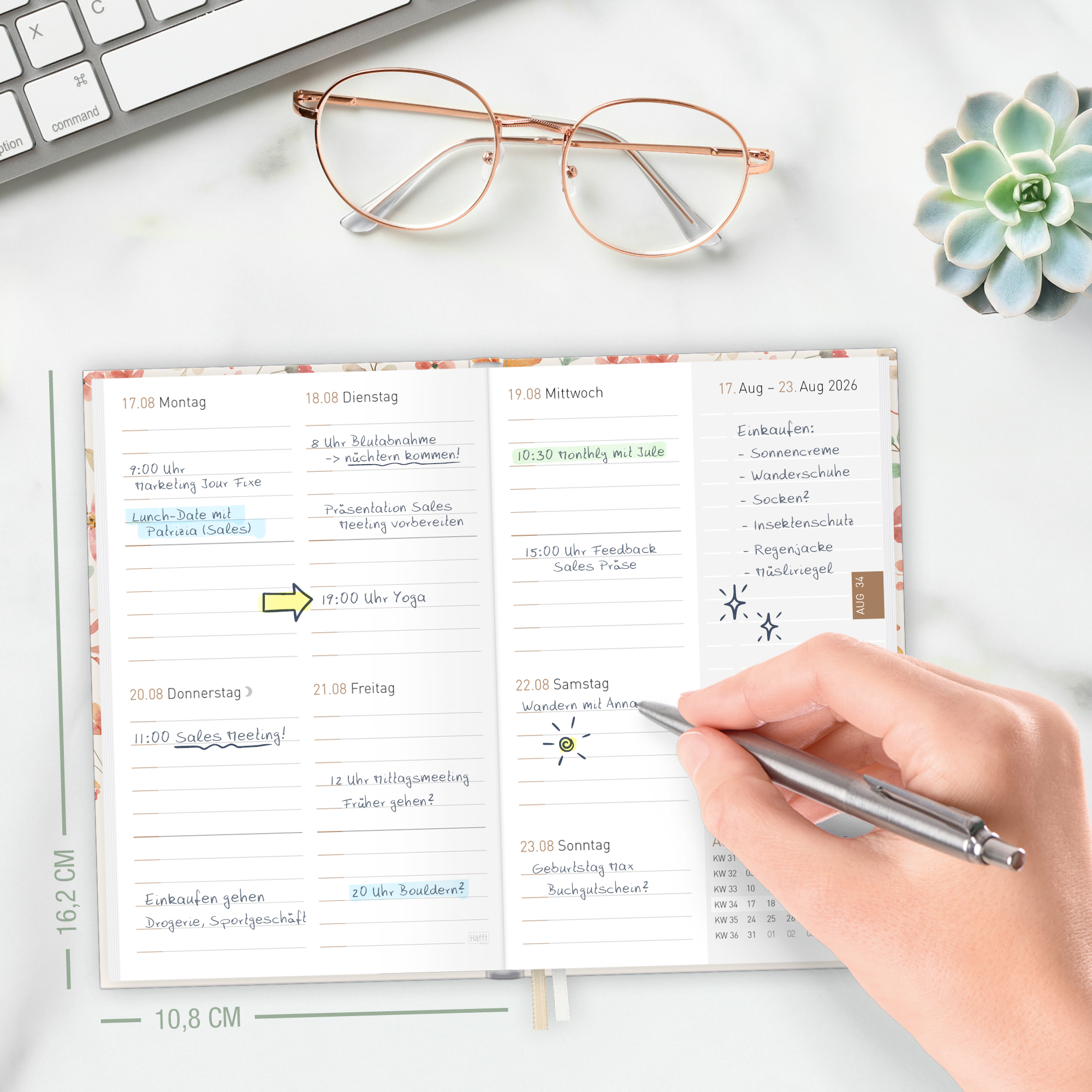 Artikelbild 6 des Artikels “Chäff-Timer Mini 2026 A6+ [Wild Blossoms] “