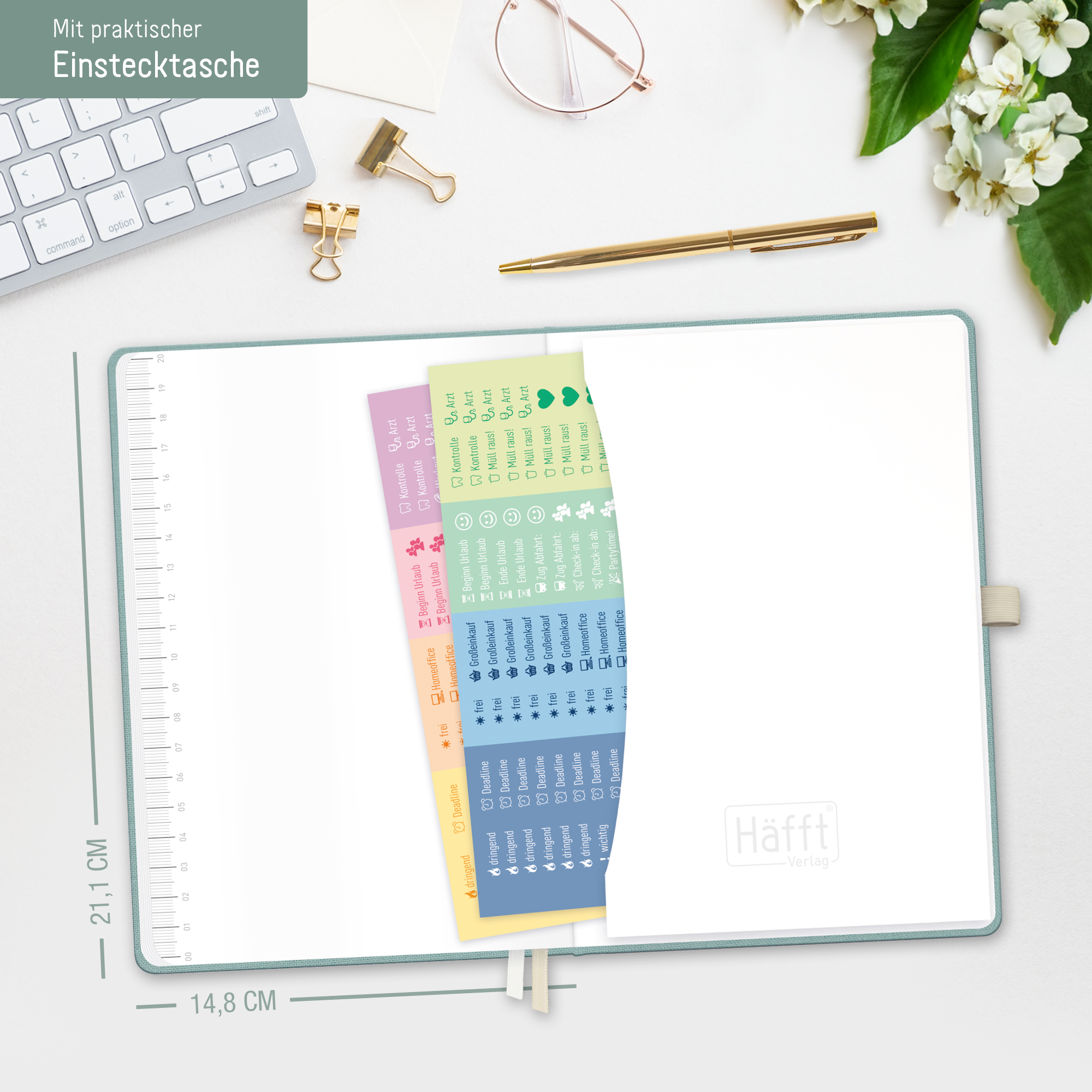 Artikelbild 6 des Artikels “Chäff-Timer Premium A5 2026 [Green Canvas] “