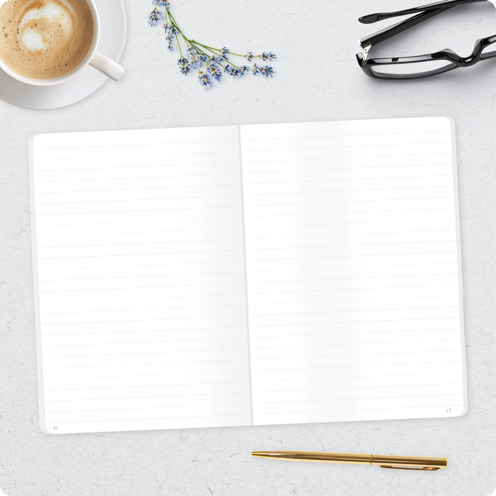 Artikelbild 7 des Artikels “paper&you Notizheft Classic liniert A5 [Black Edition] “