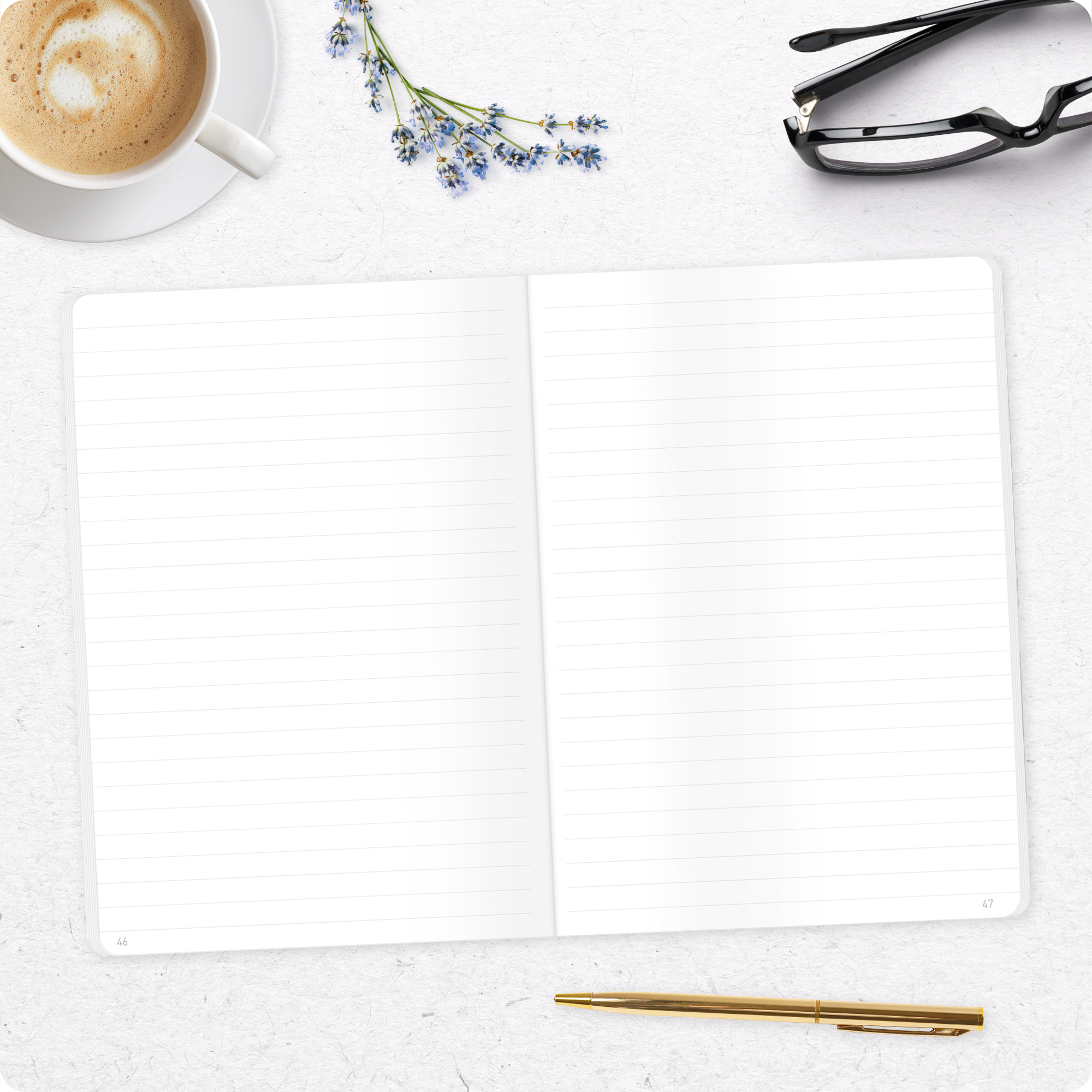 Artikelbild 7 des Artikels “paper&you Notizheft Classic liniert A5 [Flower Joy] “