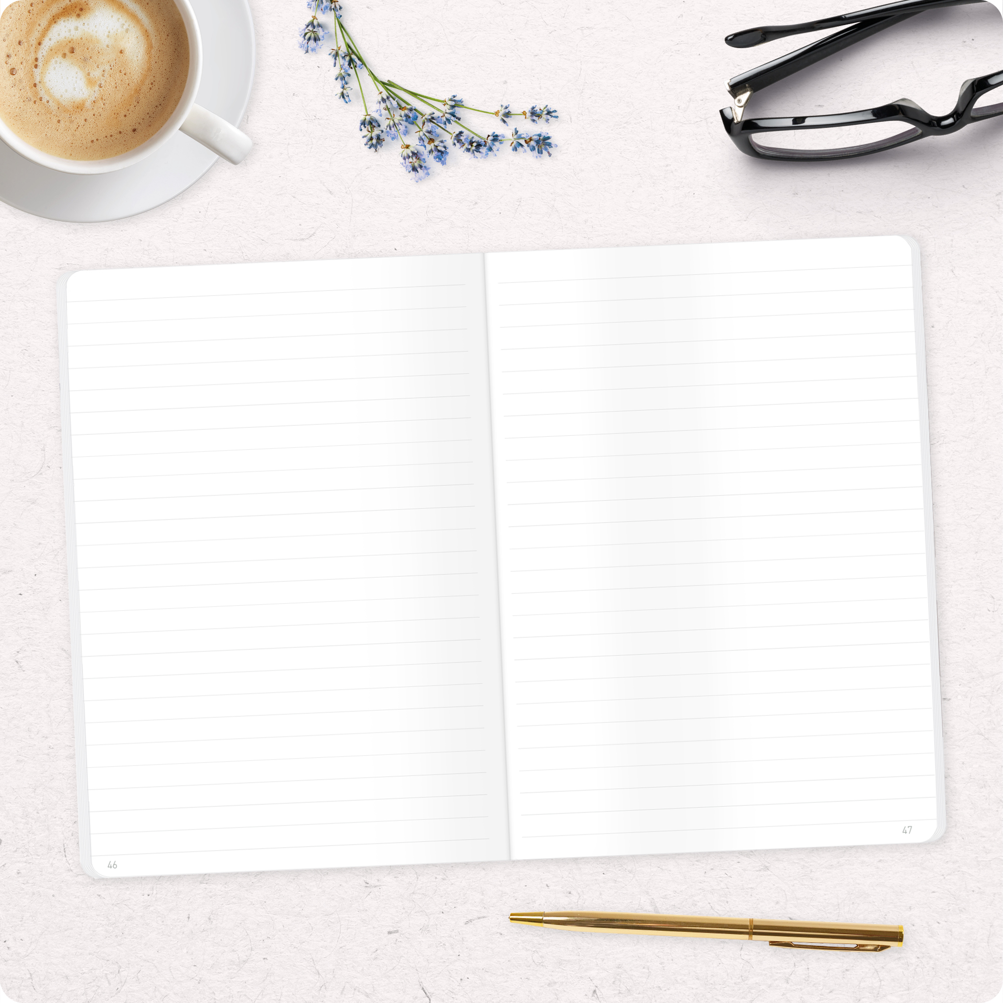 Artikelbild 7 des Artikels “paper&you Notizheft Classic liniert A5 [Pink Flowers] “
