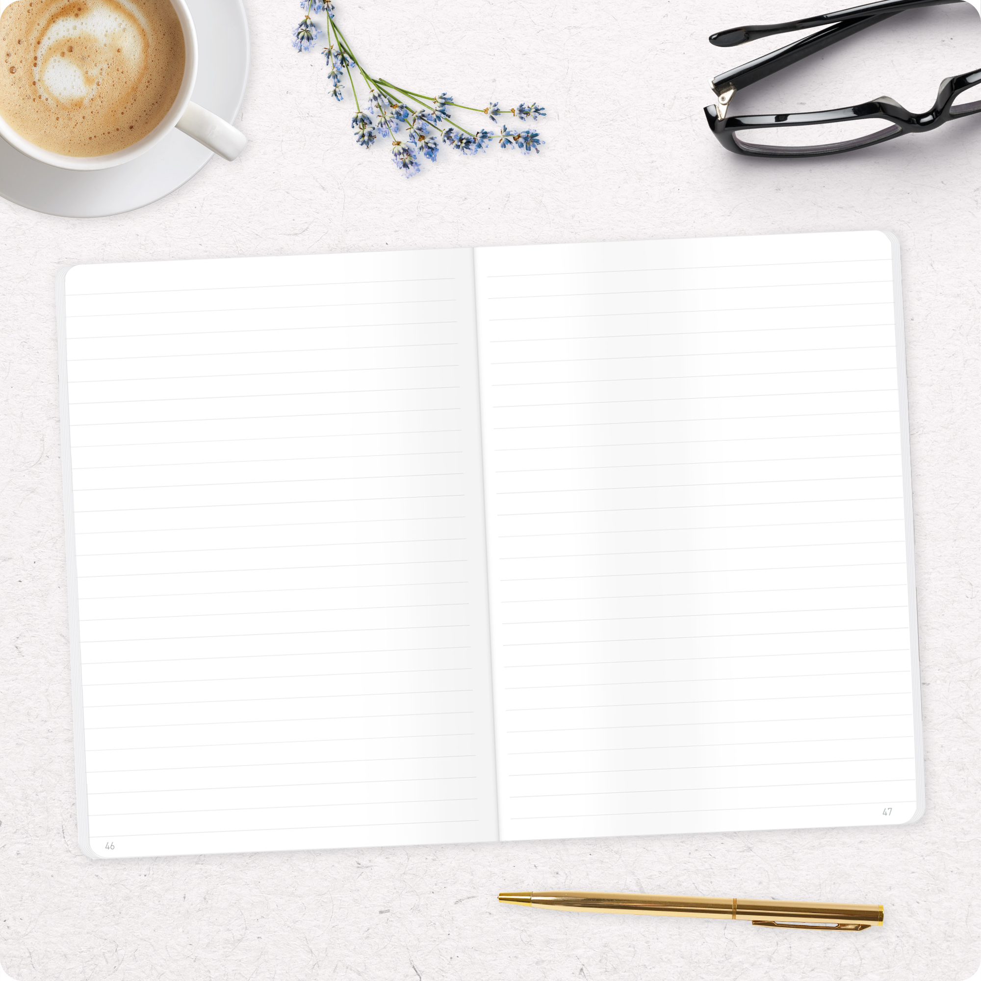 Artikelbild 7 des Artikels “paper&you Notizheft Classic liniert A5 [Red Leaves] “