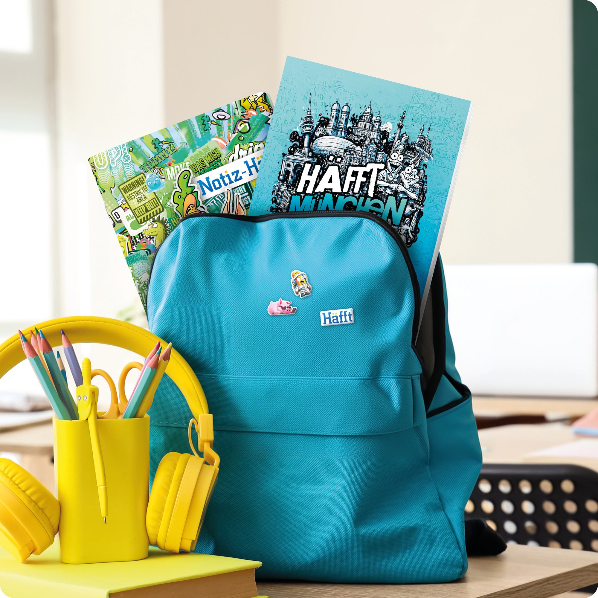 Artikelbild 7 des Artikels “Häfft® Original Hausaufgabenheft A5 2026/2027 [Munich Vibes] für München “