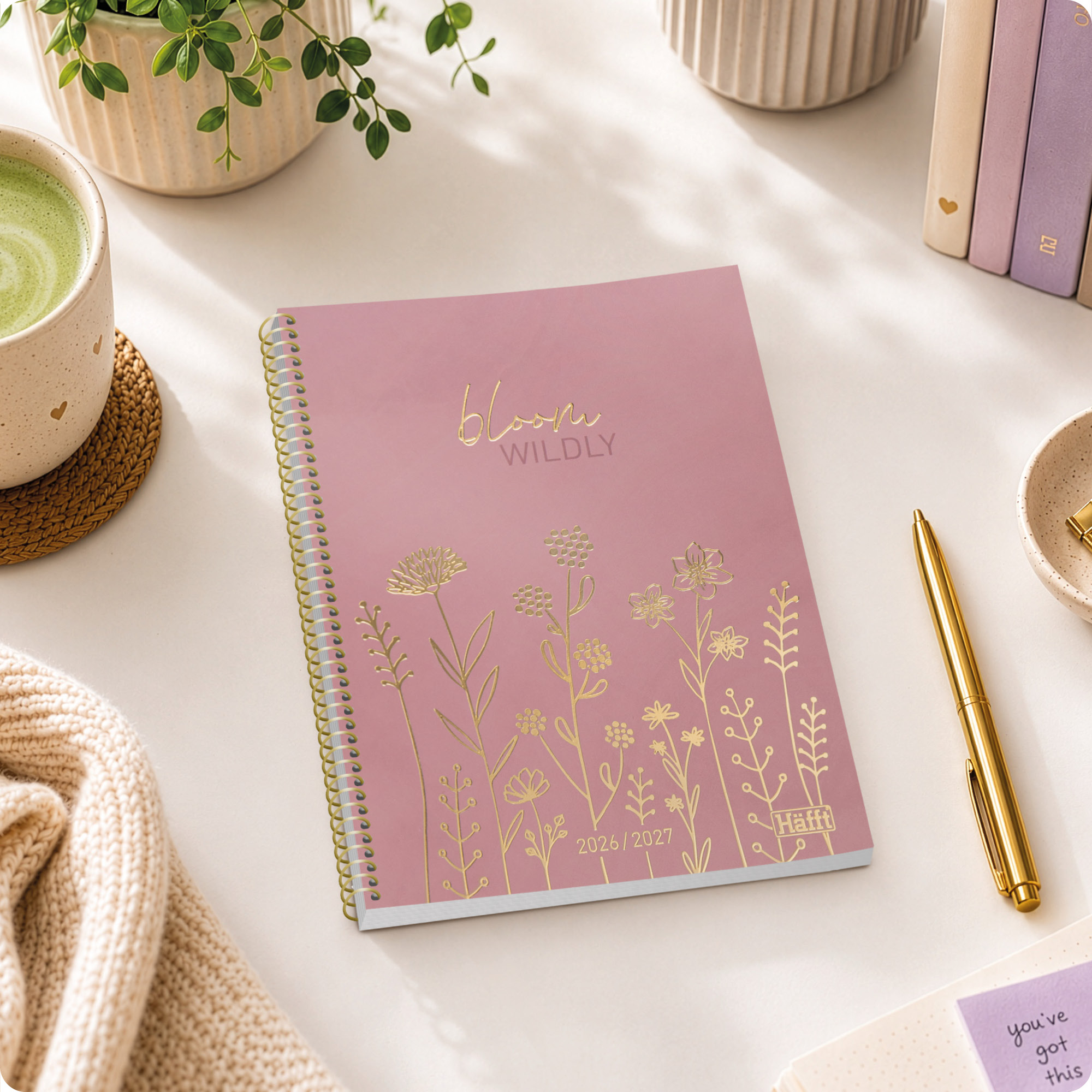 Artikelbild 7 des Artikels “College-Timer A5 2026/2027 [Fine Flowers rosé] “