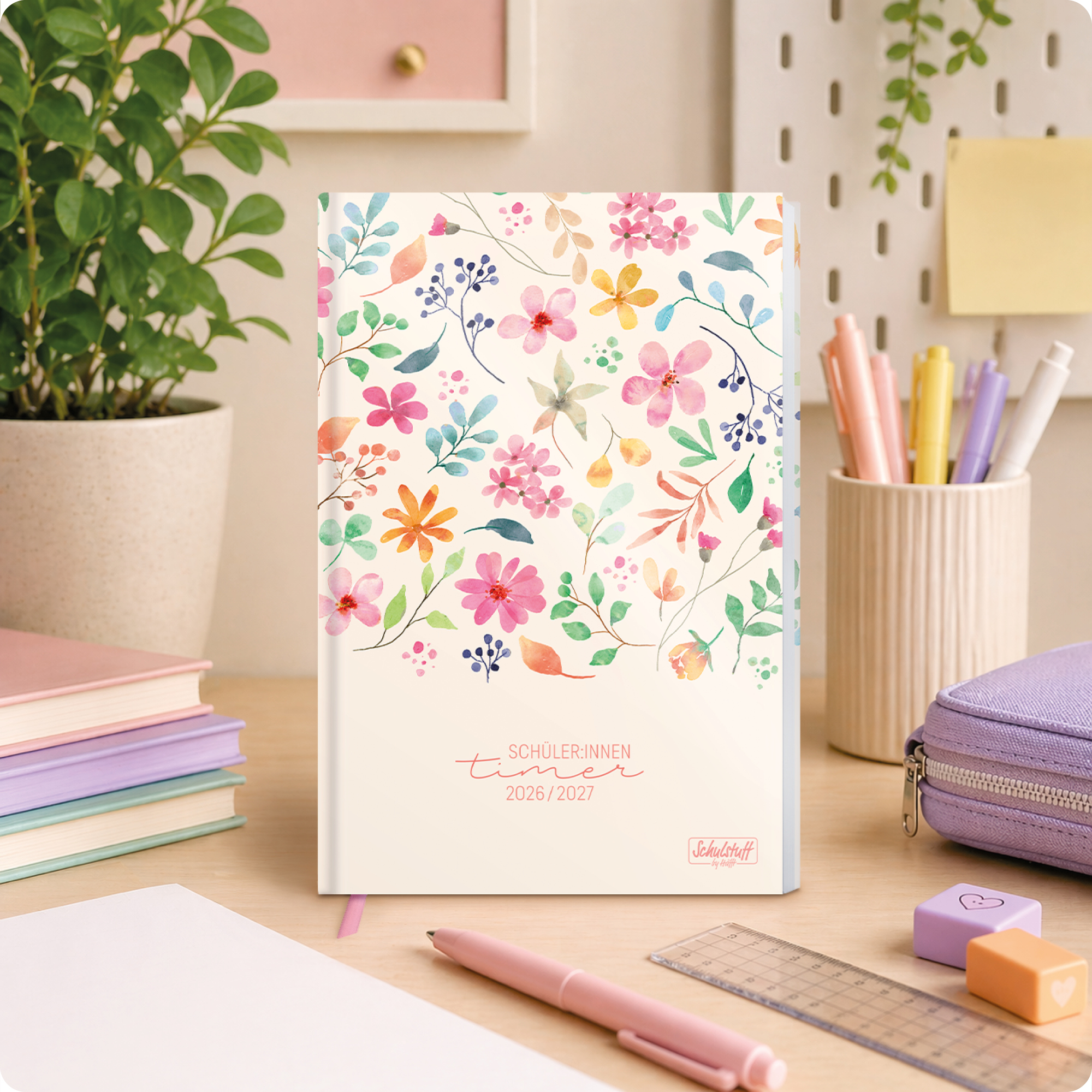 Artikelbild 7 des Artikels “Schulstuff Schüler:innen-Timer A5 2026/2027 [Wild Blossoms] “