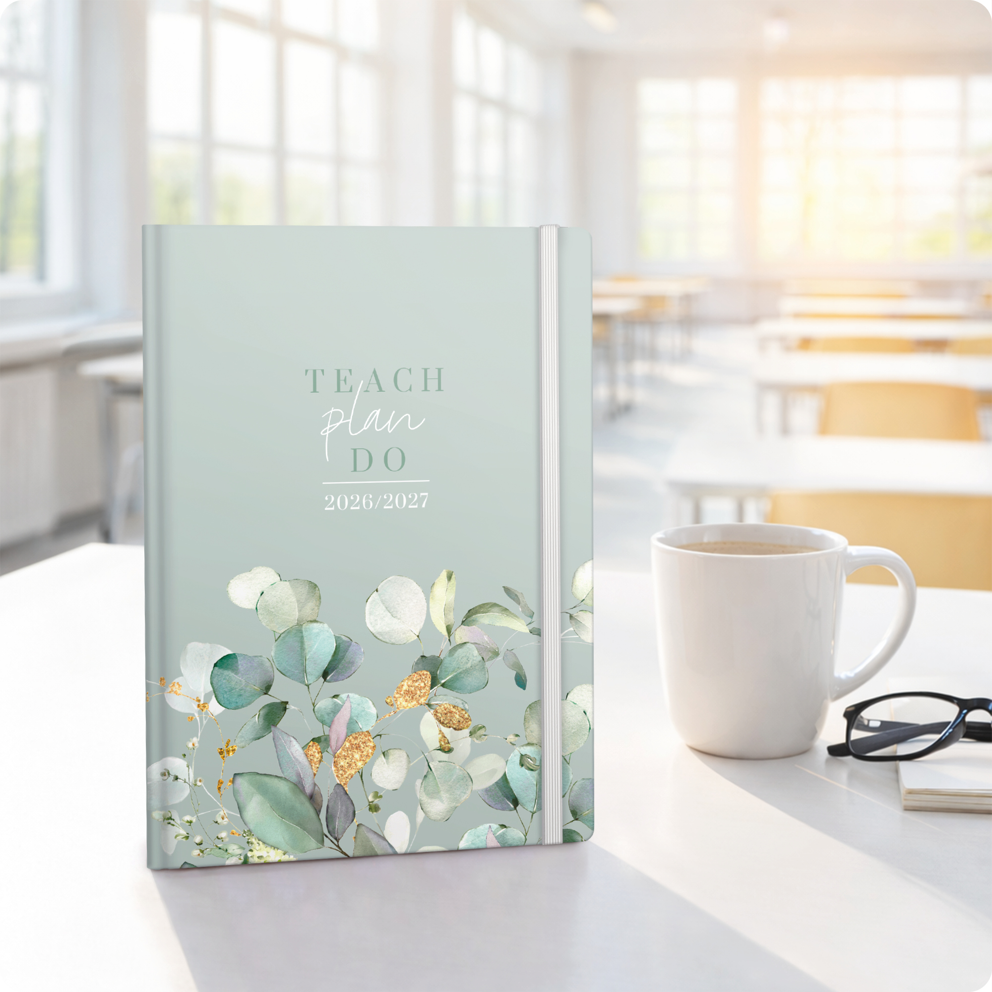 Artikelbild 7 des Artikels “Lehrer-Planer A5+ 26/27 [Minty Leaves] “