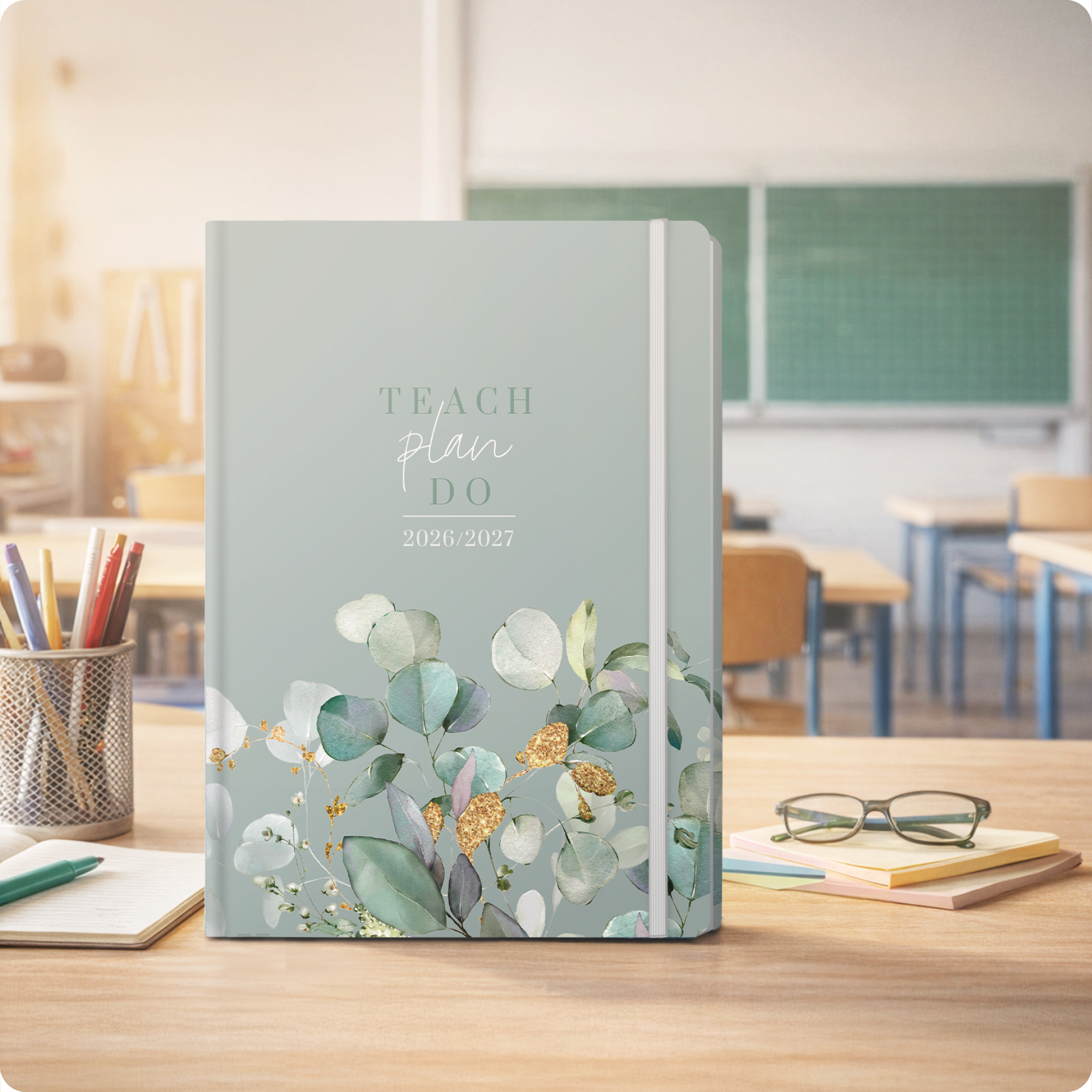 Artikelbild 7 des Artikels “Lehrer-Planer Maxi A4+ 26/27 [Minty Leaves] “