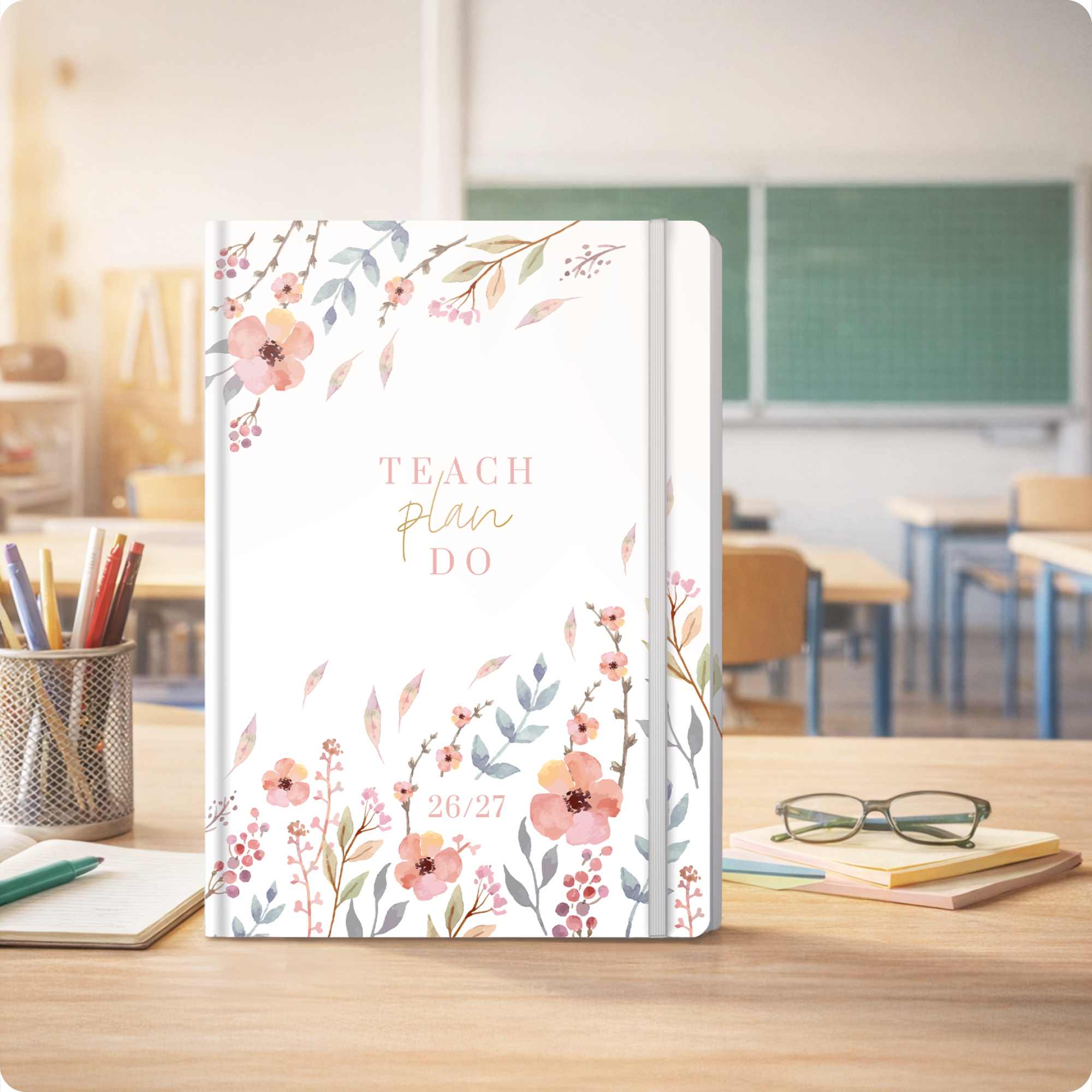 Artikelbild 7 des Artikels “Lehrer-Planer Maxi A4+ 26/27 [Sweet Flowers] “