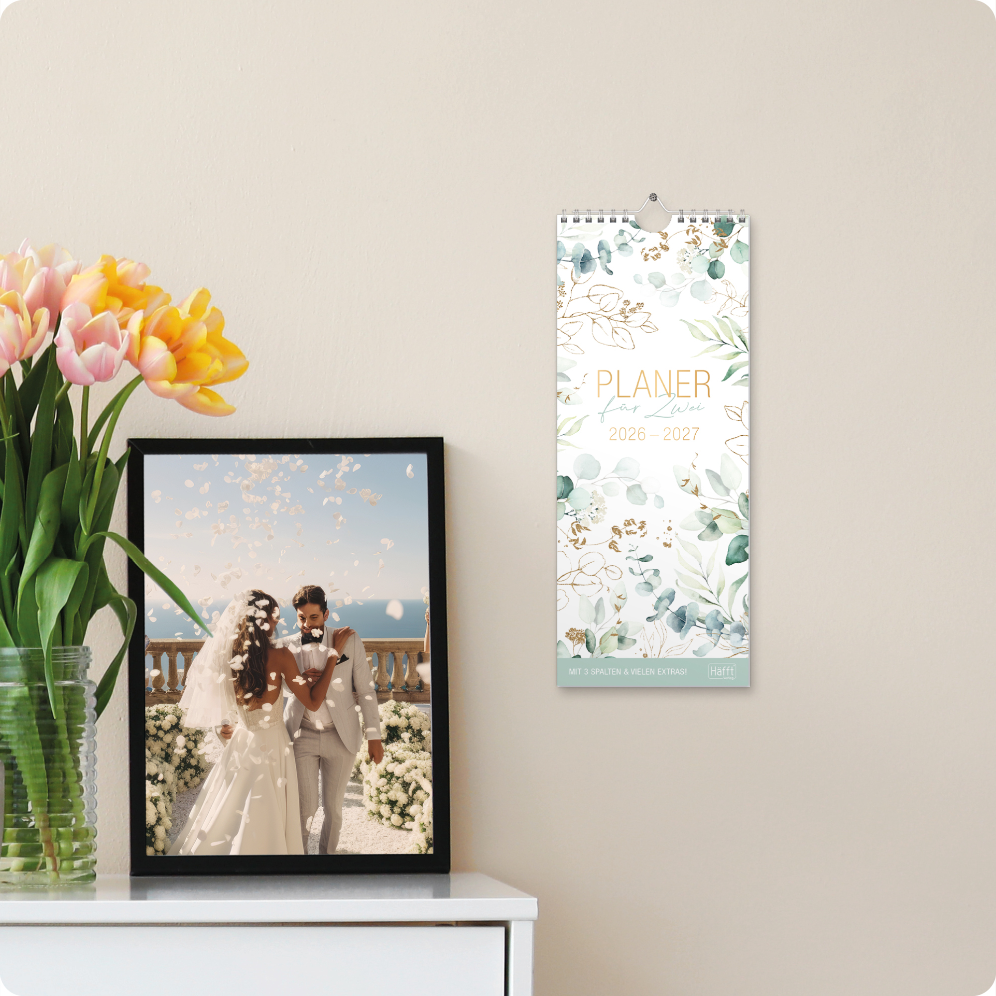 Artikelbild 7 des Artikels “Planer für Zwei kompakt 2026/2027 Wandkalender [Blattgold] “