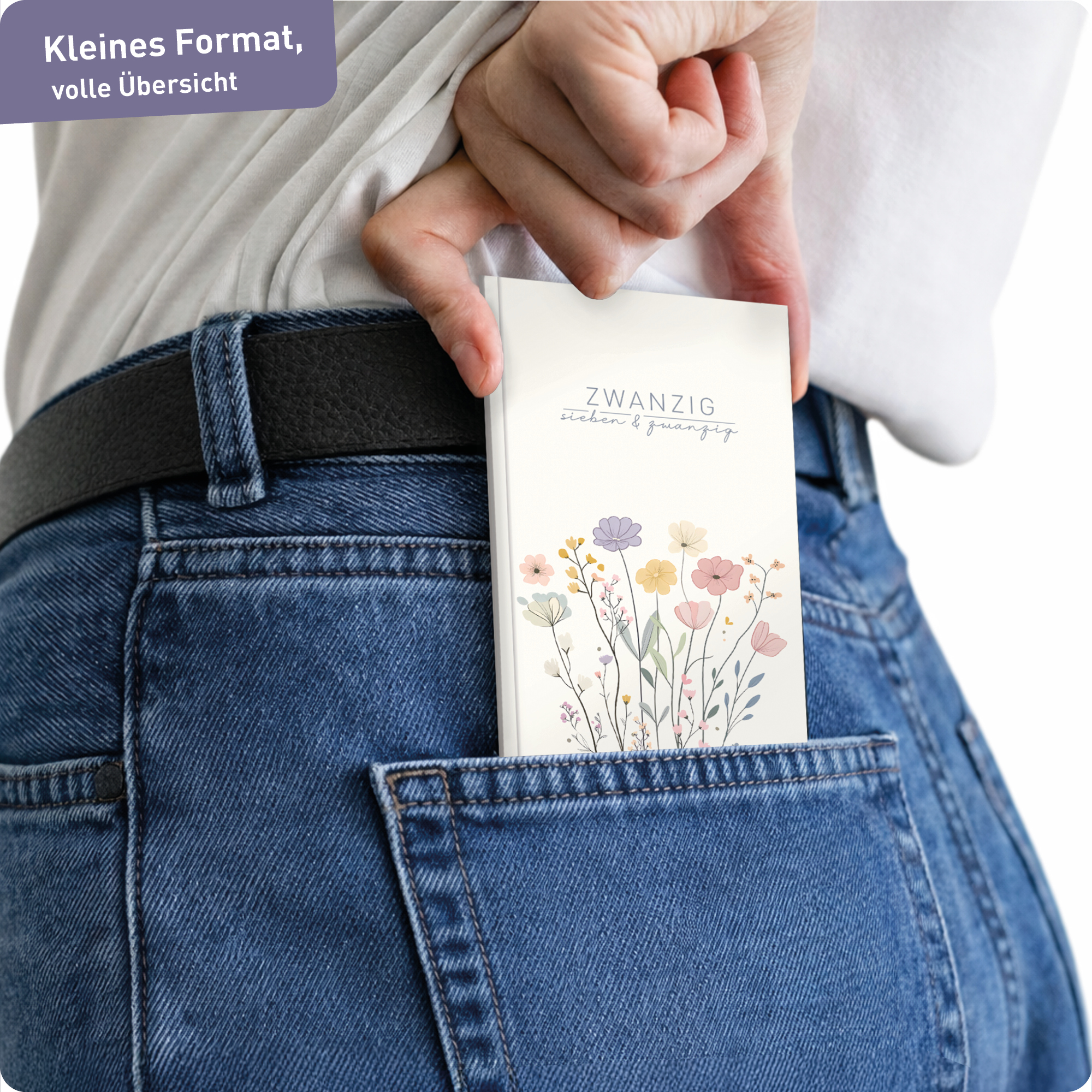 Artikelbild 7 des Artikels “Monatskalender 2026/2027 A6+ Slim Taschenkalender [Flower Joy] “