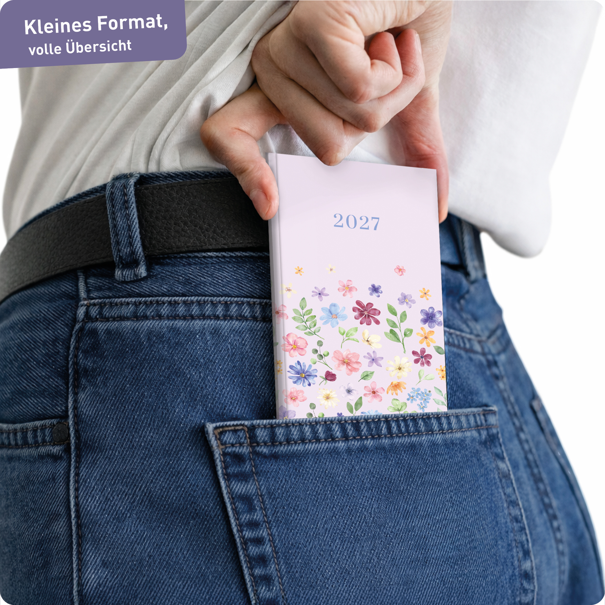 Artikelbild 7 des Artikels “Monatskalender 2026/2027 A6+ Slim Taschenkalender [Lilac Blossoms] “