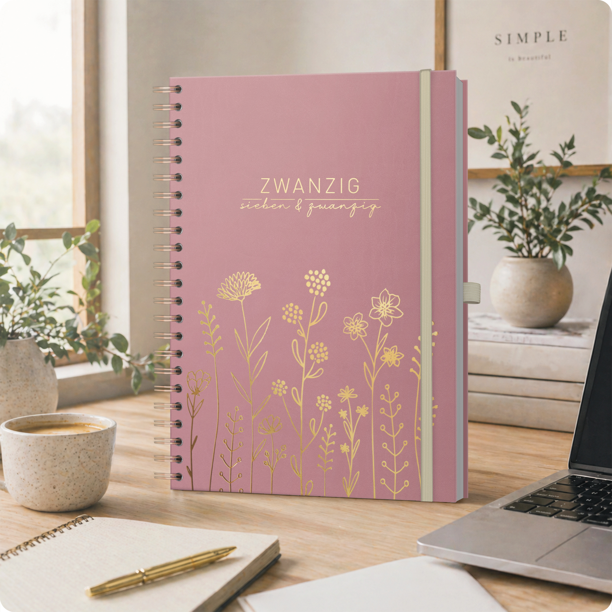 Artikelbild 7 des Artikels “Business-Timer Maxi A4 2027 [Fine Flowers rosé] “