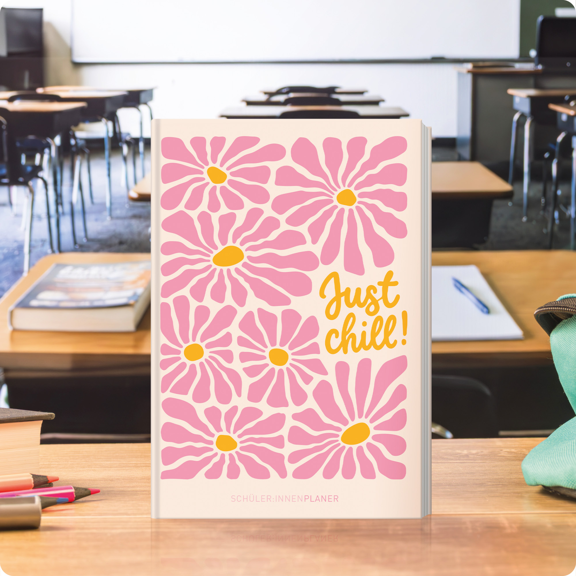 Artikelbild 7 des Artikels “Schulstuff Schülerplaner A5 [Pink Flowers] “