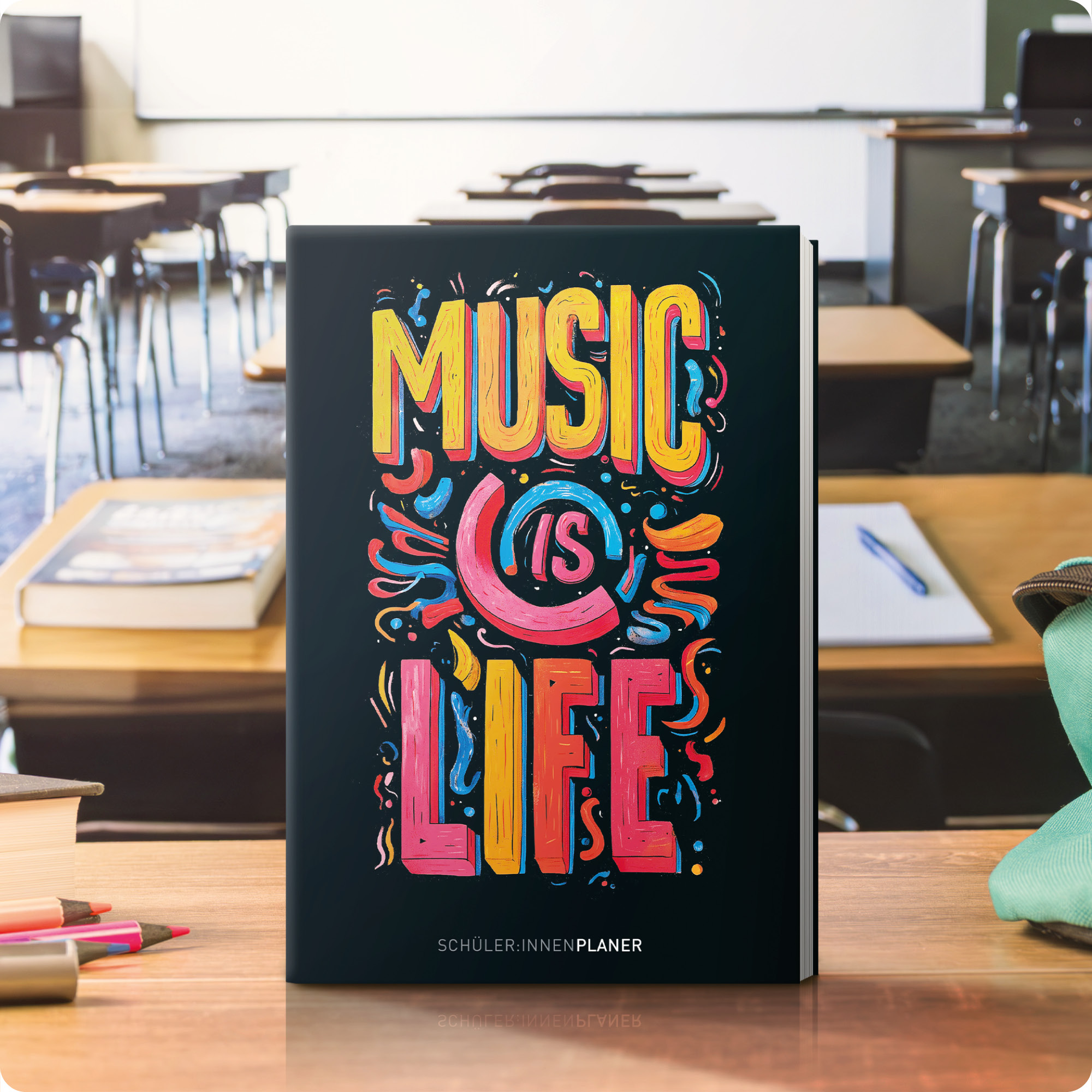 Artikelbild 7 des Artikels “Schulstuff Schülerplaner A5 [Music is Life] “