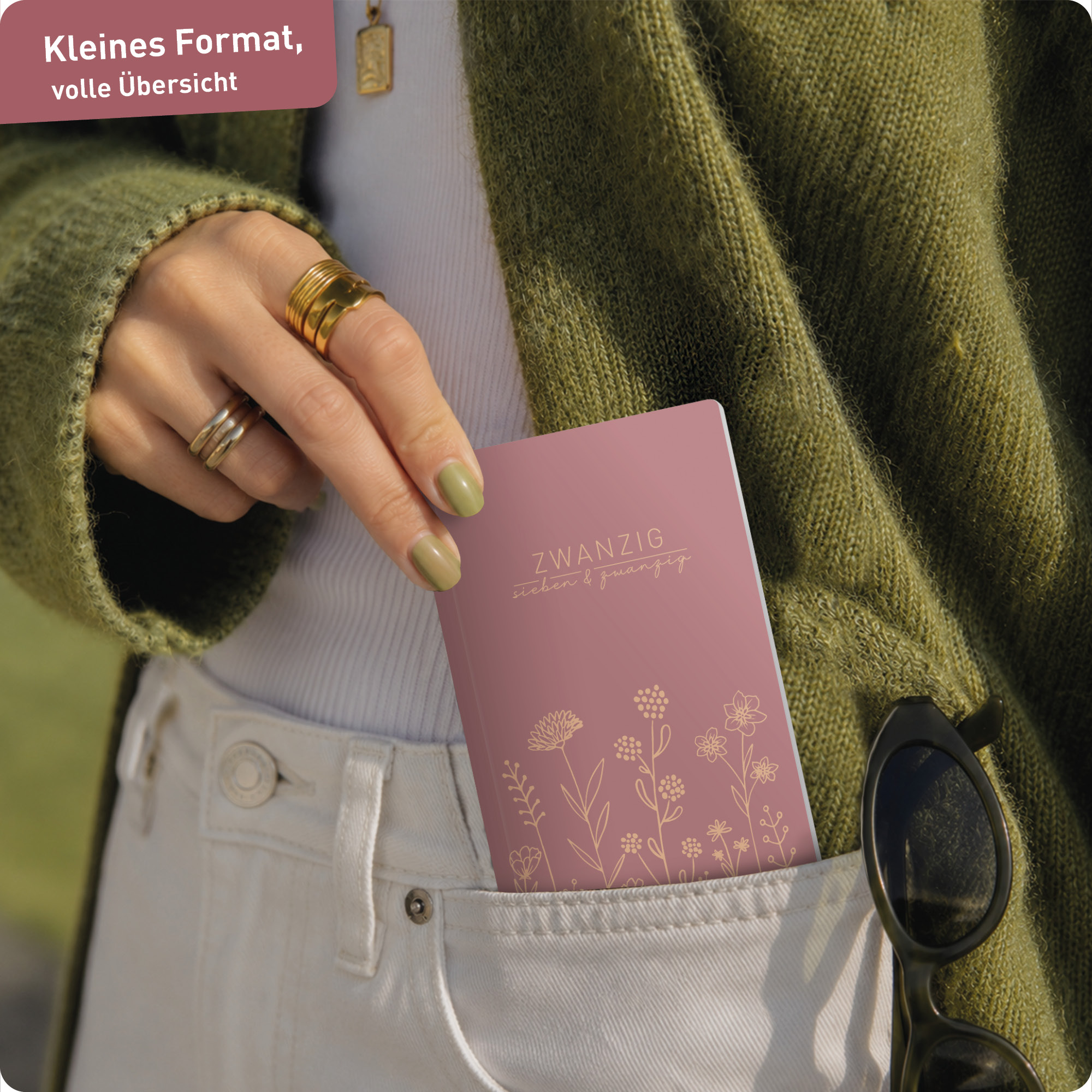 Artikelbild 7 des Artikels “Monatskalender Pocket Slim A6+ 2027 [Fine Flowers rosé] “