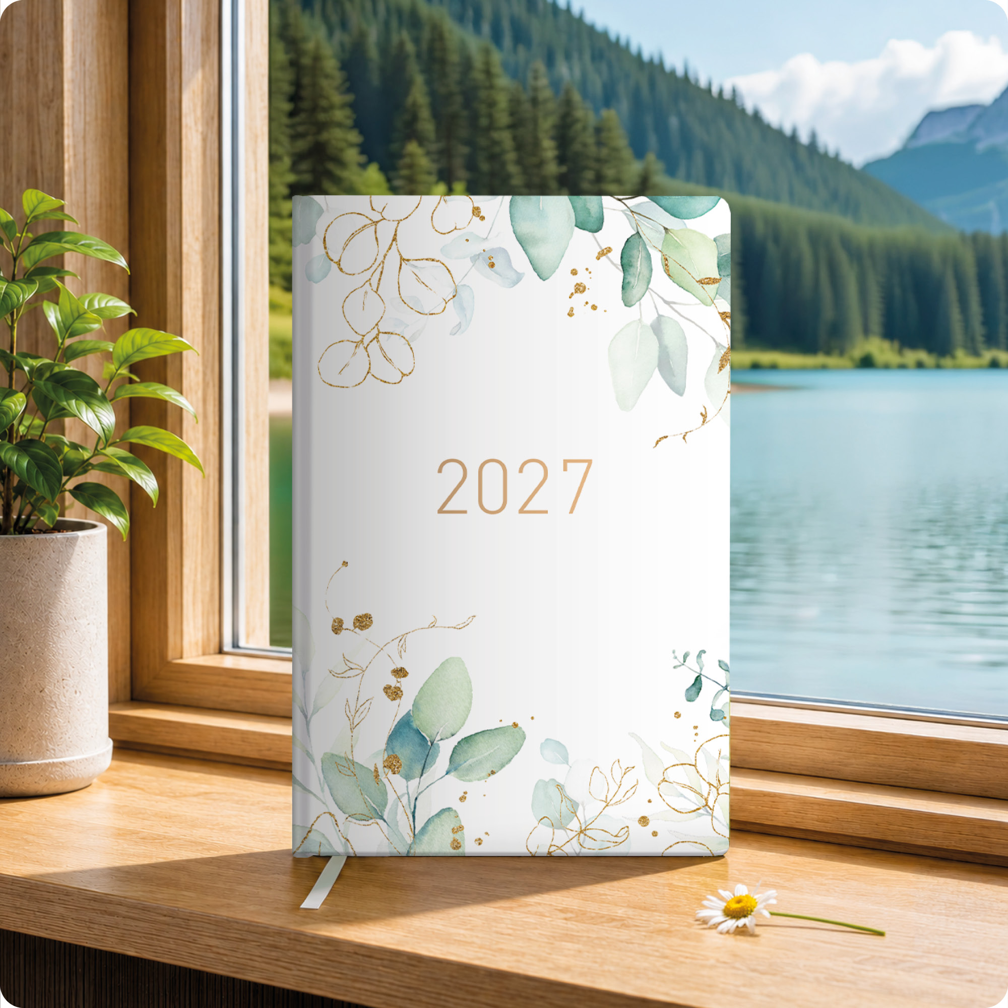 Artikelbild 7 des Artikels “Großdruck-Kalender A5 2027 [Blattgold] “