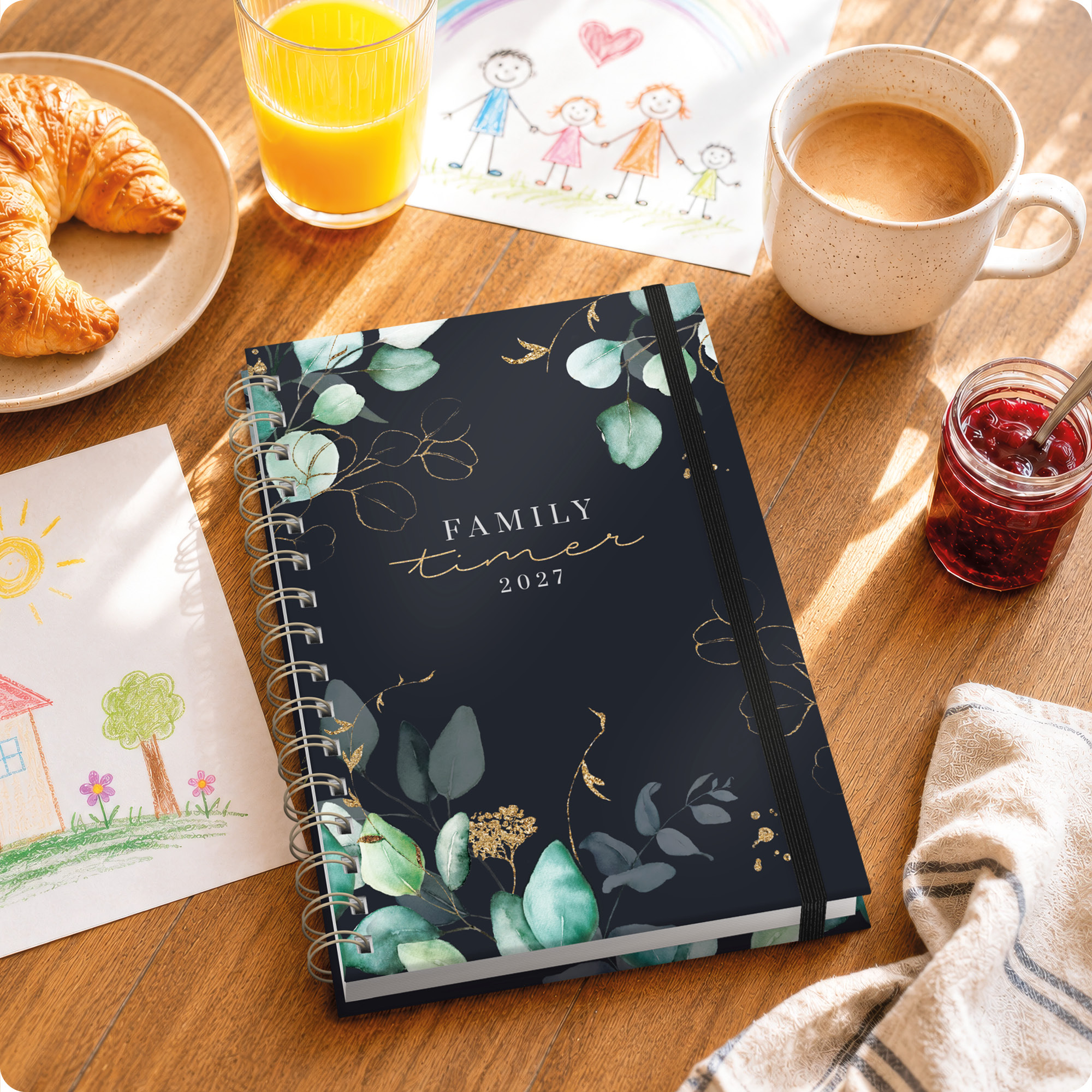 Artikelbild 7 des Artikels “Family-Timer A5 2027 [Mondscheinblüten] “