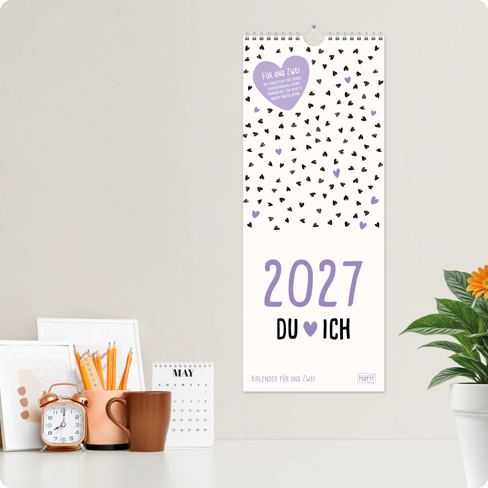 Artikelbild 7 des Artikels “Du + Ich Paarkalender 2027 Wandkalender mit 3 Spalten “