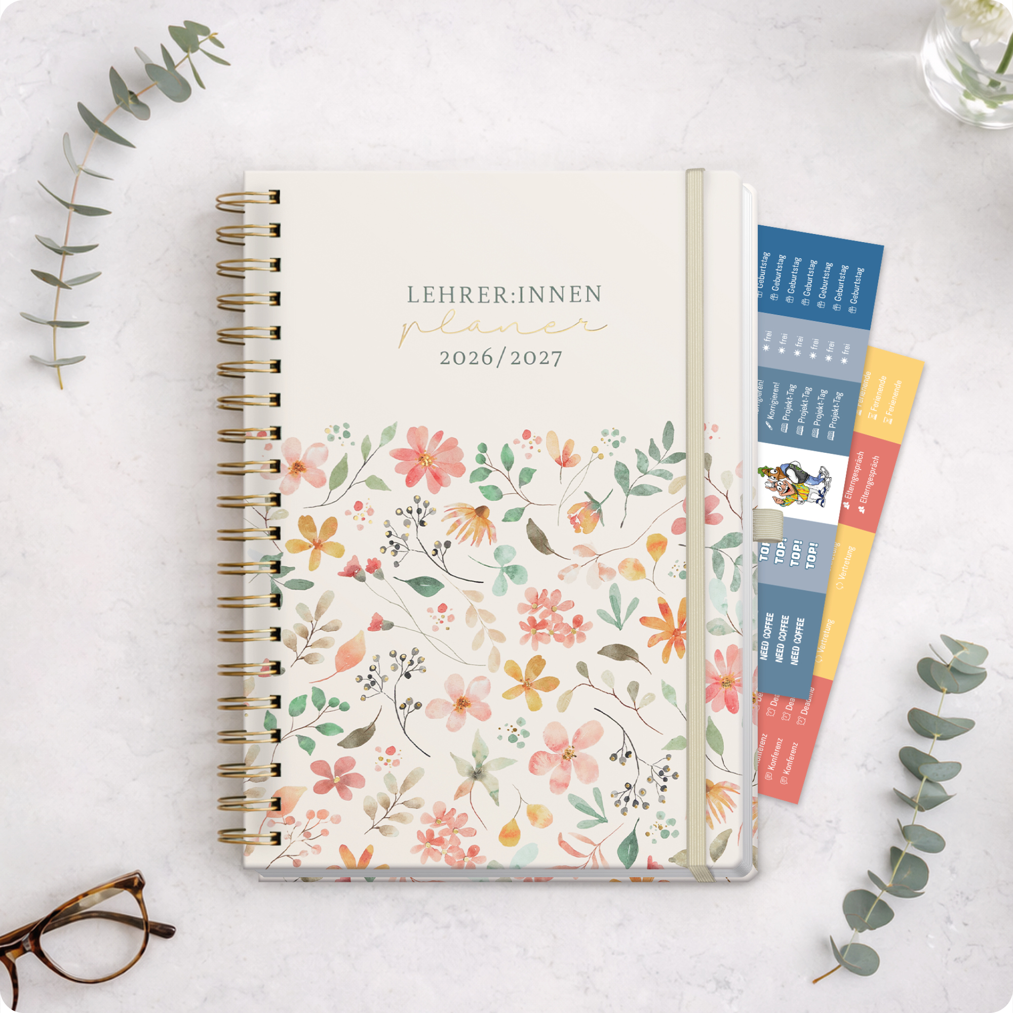 Artikelbild 7 des Artikels “Lehrer-Planer Maxi Deluxe A4+ 26/27 [Wild Blossoms] “