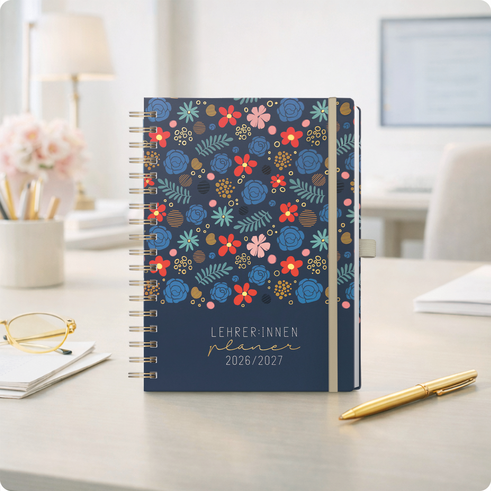 Artikelbild 7 des Artikels “Lehrer-Planer Deluxe A5+ 26/27 [Flowers & Leaves] “