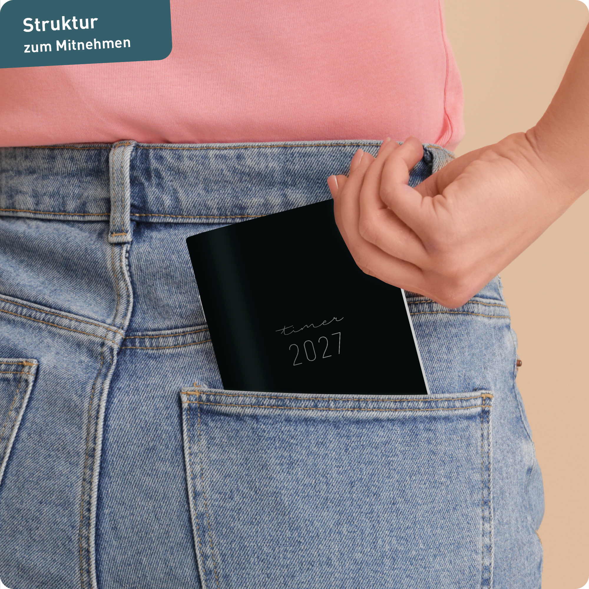 Artikelbild 7 des Artikels “Monatskalender 2026/2027 Square A6+ Taschenkalender [Black Edition] “