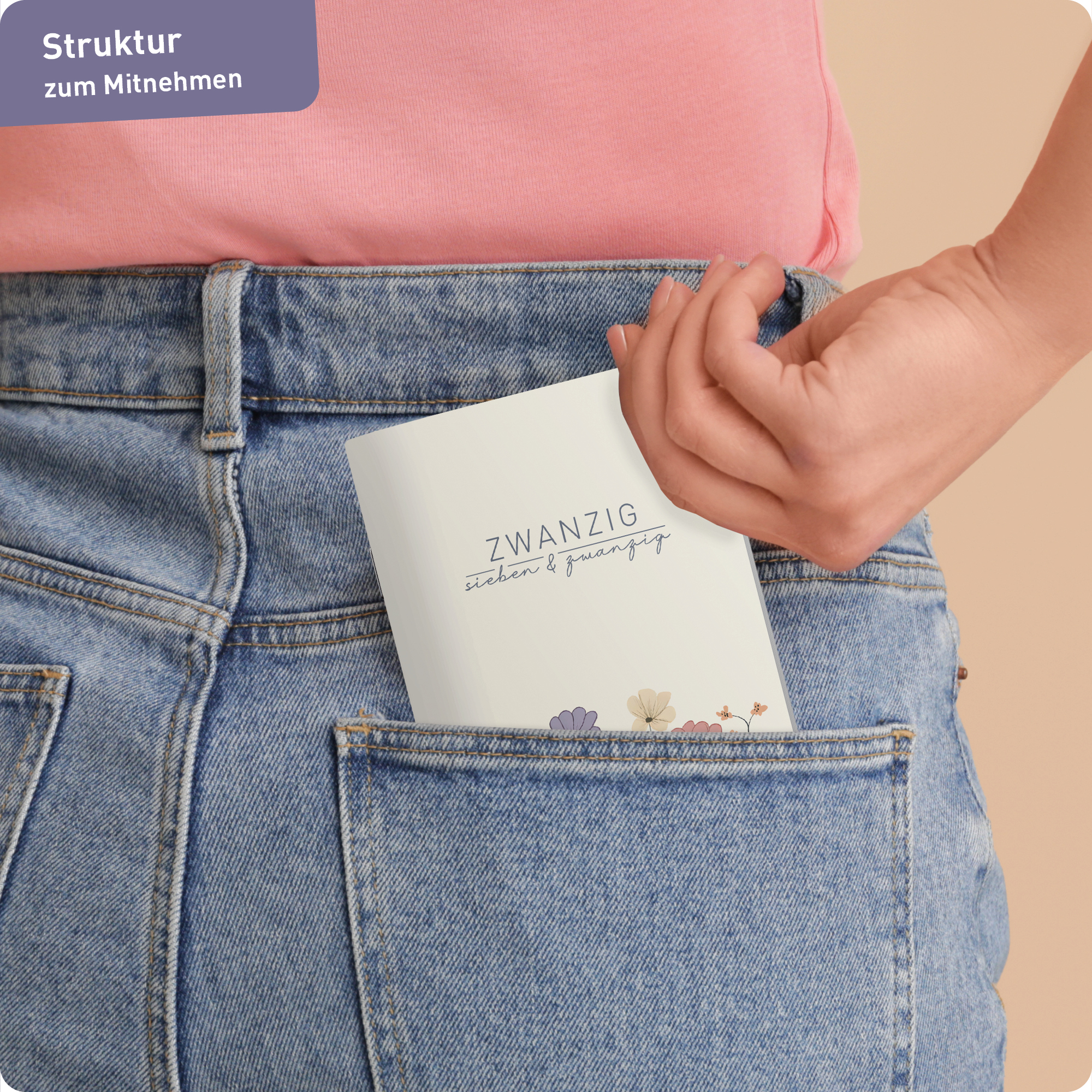 Artikelbild 7 des Artikels “Monatskalender 2026/2027 Square A6+ Taschenkalender [Flower Joy] “