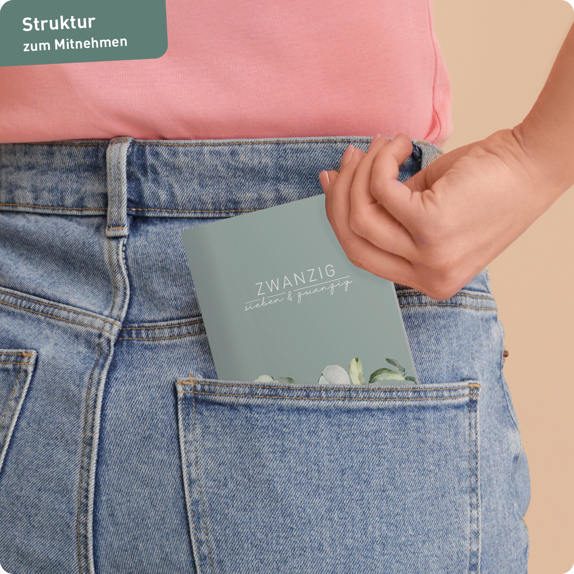 Artikelbild 7 des Artikels “Monatskalender 2026/2027 Square A6+ Taschenkalender [Minty Leaves] “