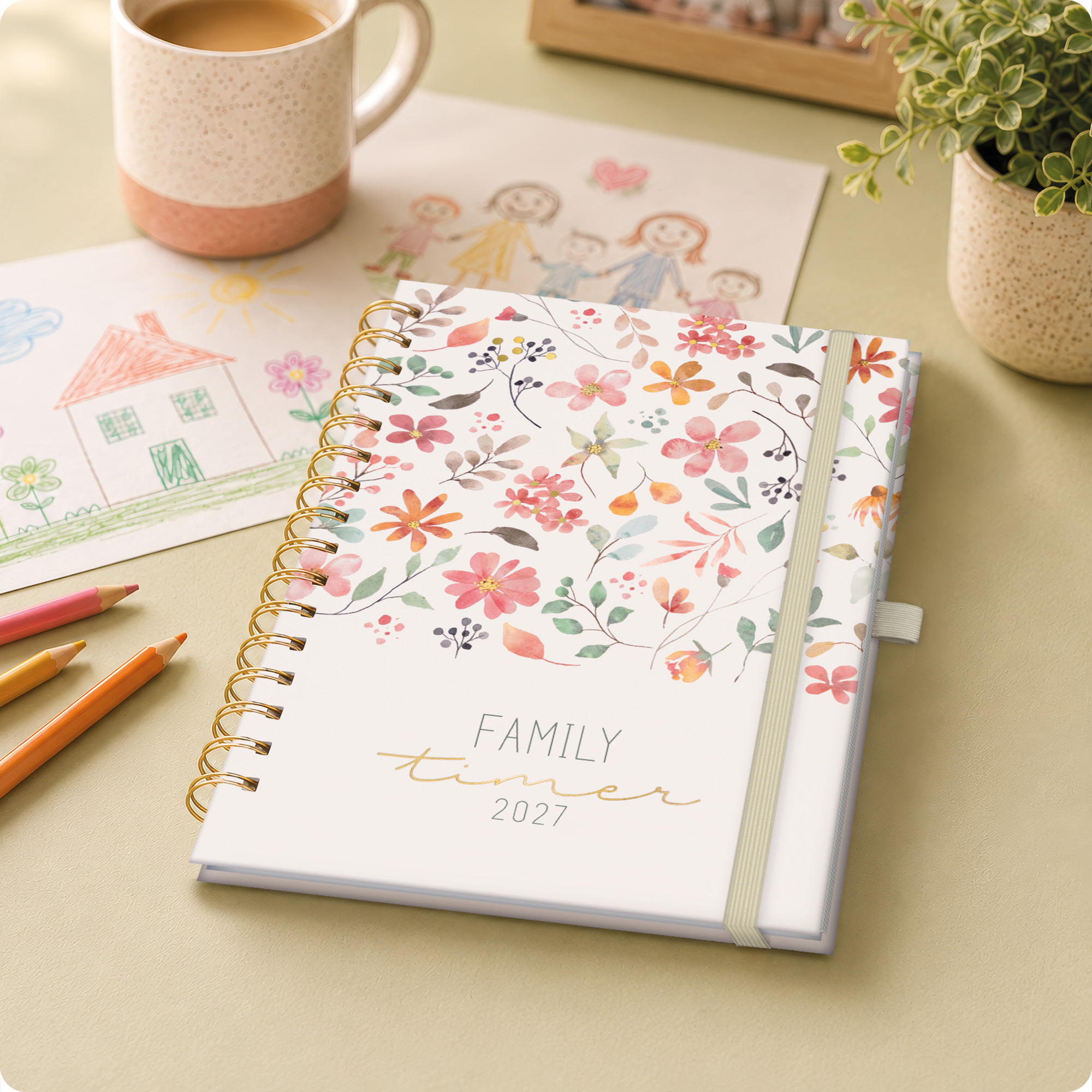 Artikelbild 7 des Artikels “Family-Timer Deluxe A5 2027 [Wild Blossoms] “