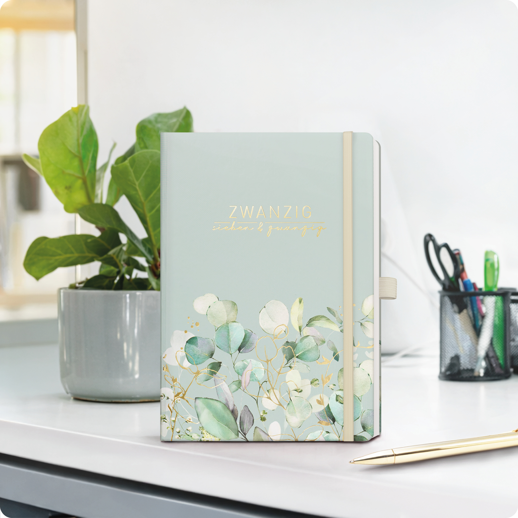 Artikelbild 7 des Artikels “Chäff-Timer Premium A5 Kalender 2026/2027 [Minty Leaves] “