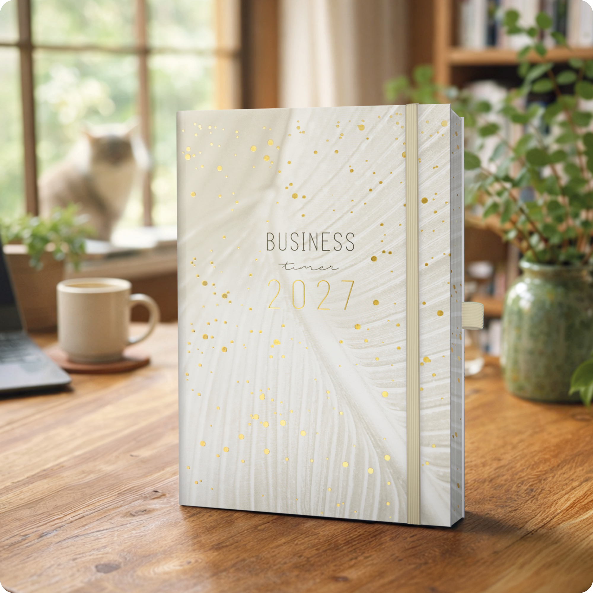 Artikelbild 7 des Artikels “Business-Timer Deluxe A5 2026/2027 [Sparkling Leaf] “