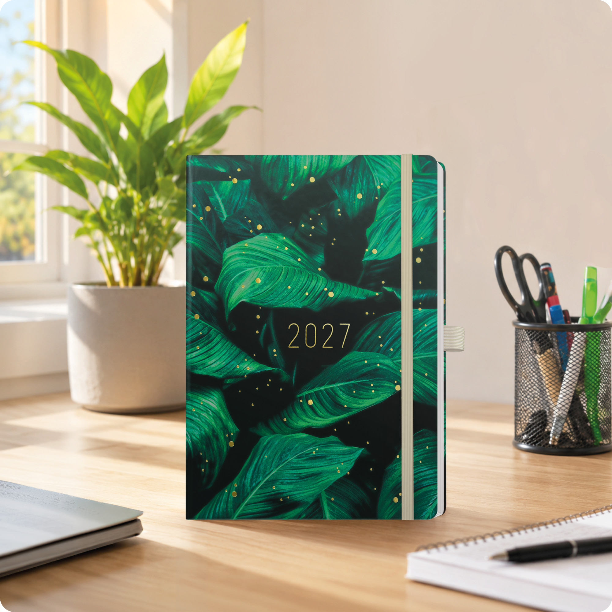Artikelbild 7 des Artikels “Chäff-Timer Premium A5 2027 [Green Leaves] “