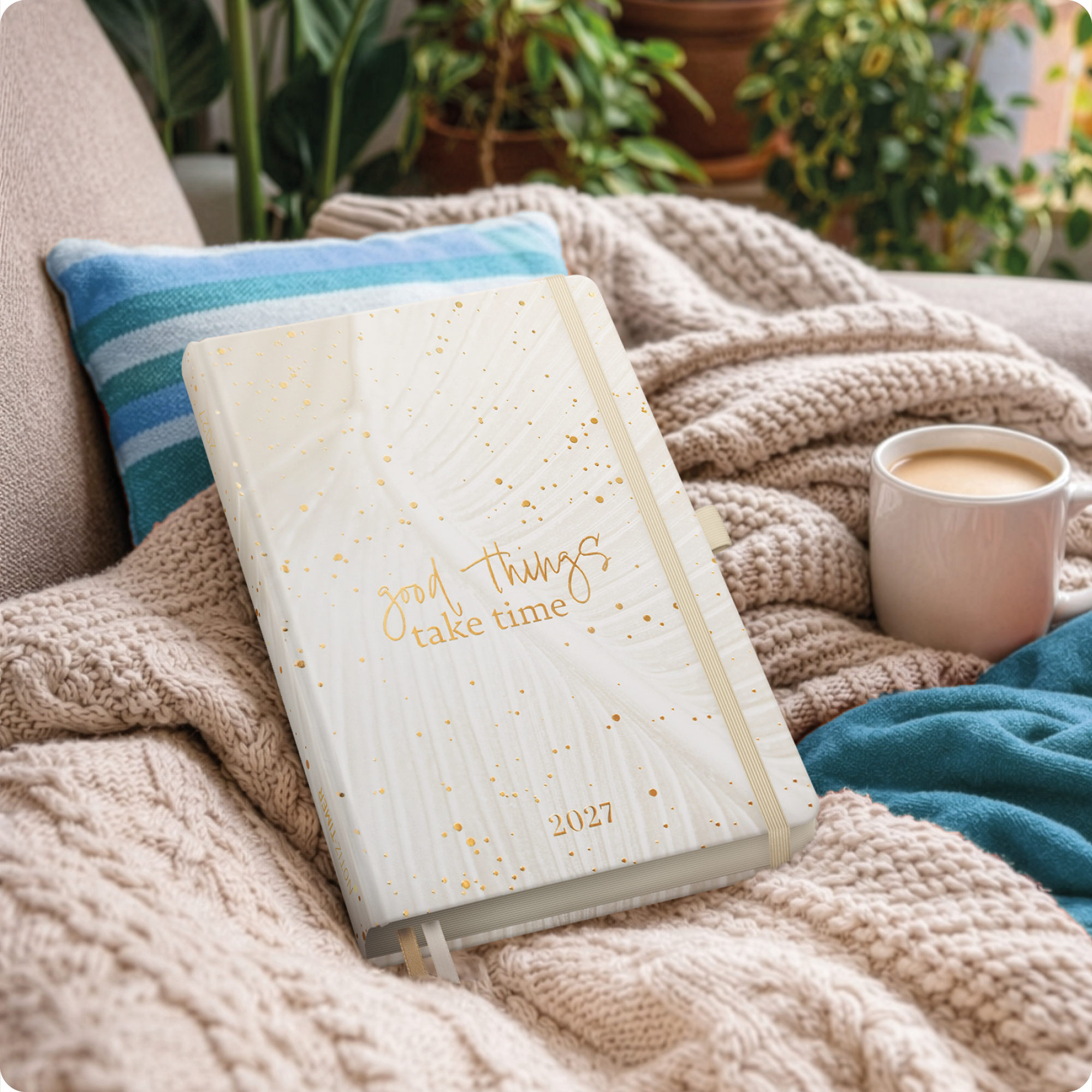 Artikelbild 7 des Artikels “Wochen-Notiz-Kalender 2026/2027 A5 [Sparkling Leaf] “