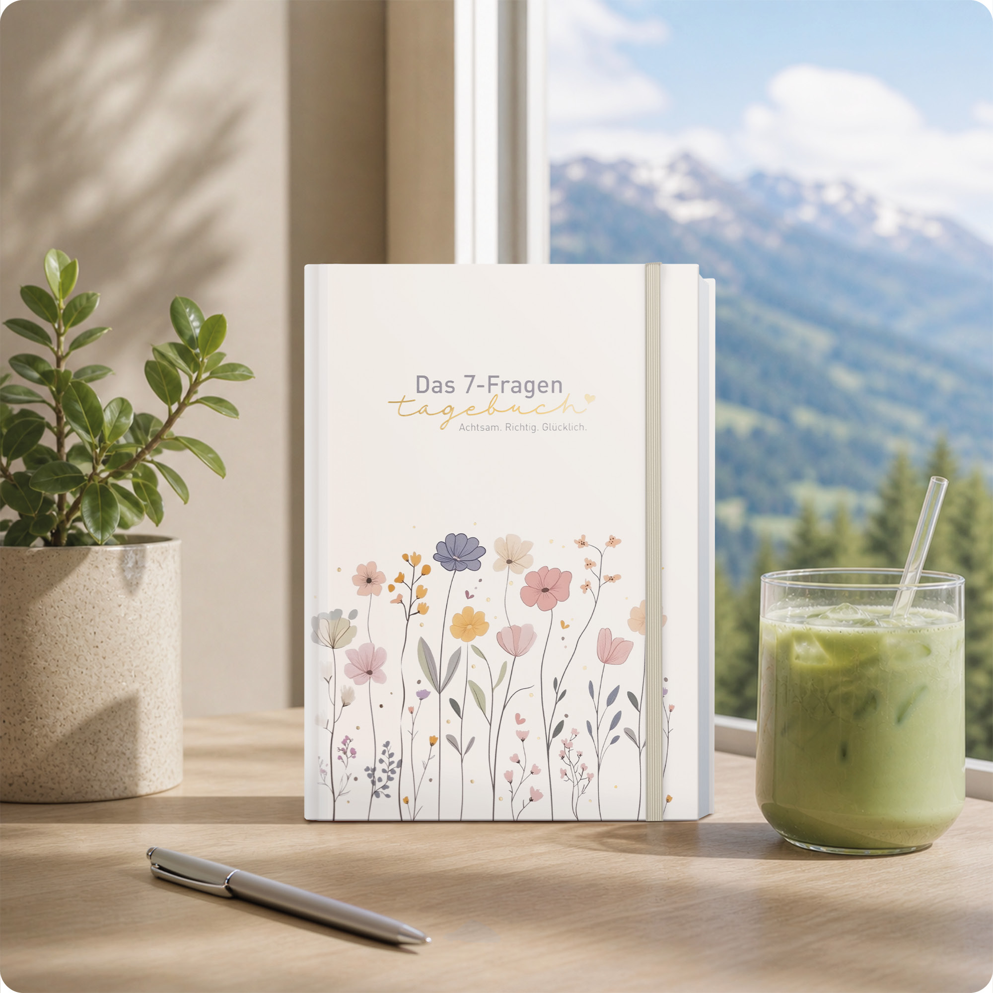 Artikelbild 7 des Artikels “paper&you Das 7-Fragen-Tagebuch A5 für 6 Monate [Flower Joy] “