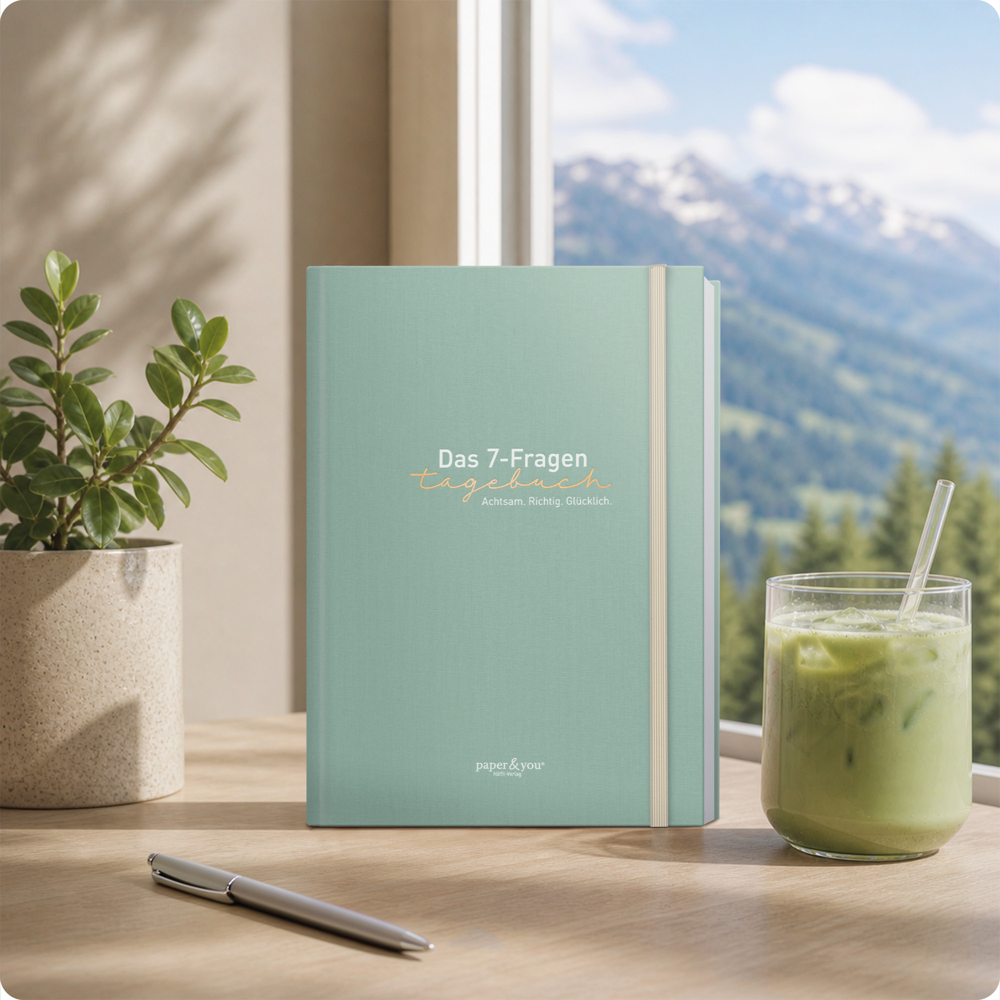 Artikelbild 7 des Artikels “paper&you Das 7-Fragen-Tagebuch A5 für 6 Monate [Pure Nature] “