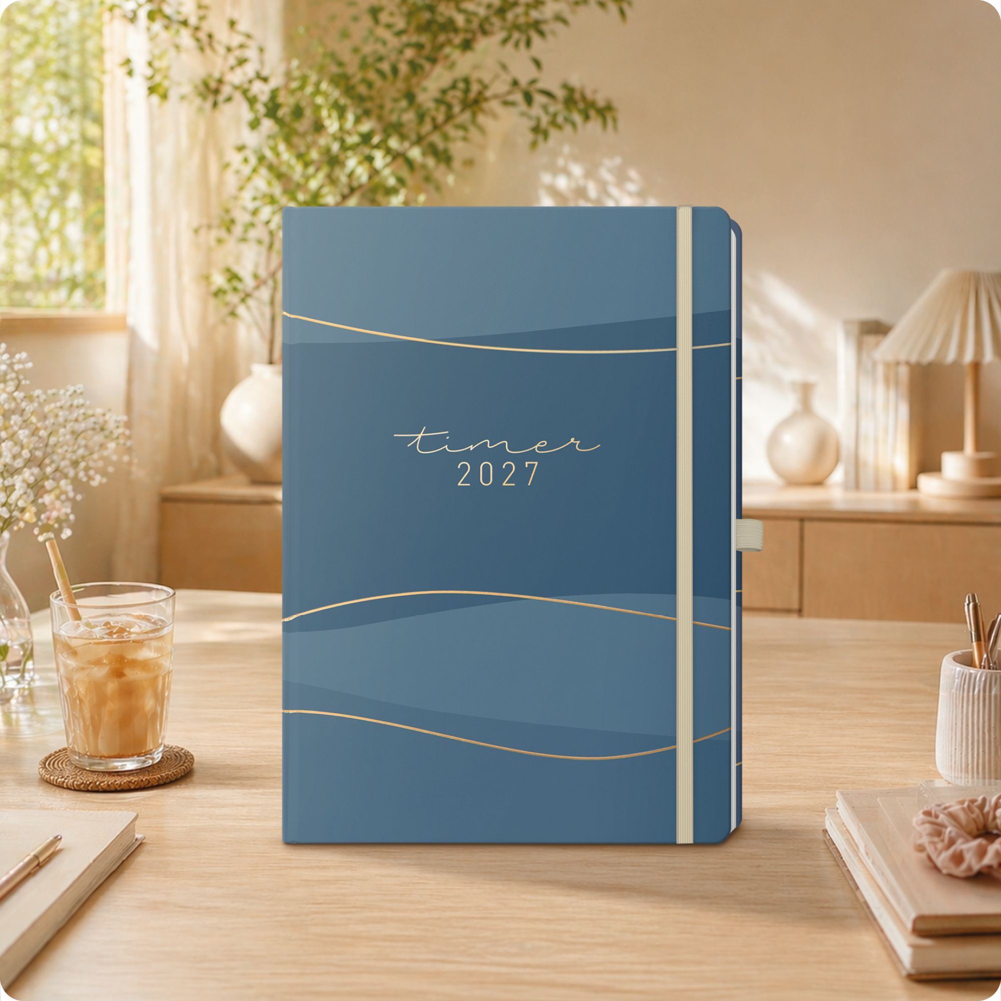 Artikelbild 7 des Artikels “Wochen-Notiz-Kalender A4 2027 [Blue Waves] “