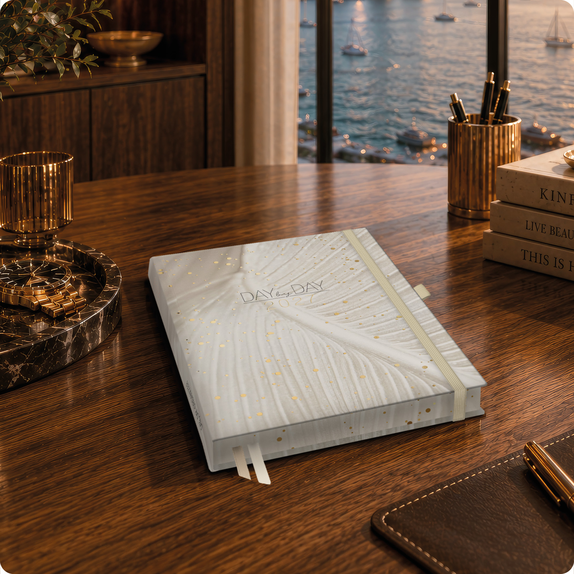 Artikelbild 7 des Artikels “Organizer Day by Day Deluxe A5 2027 [Sparkling Leaf] “