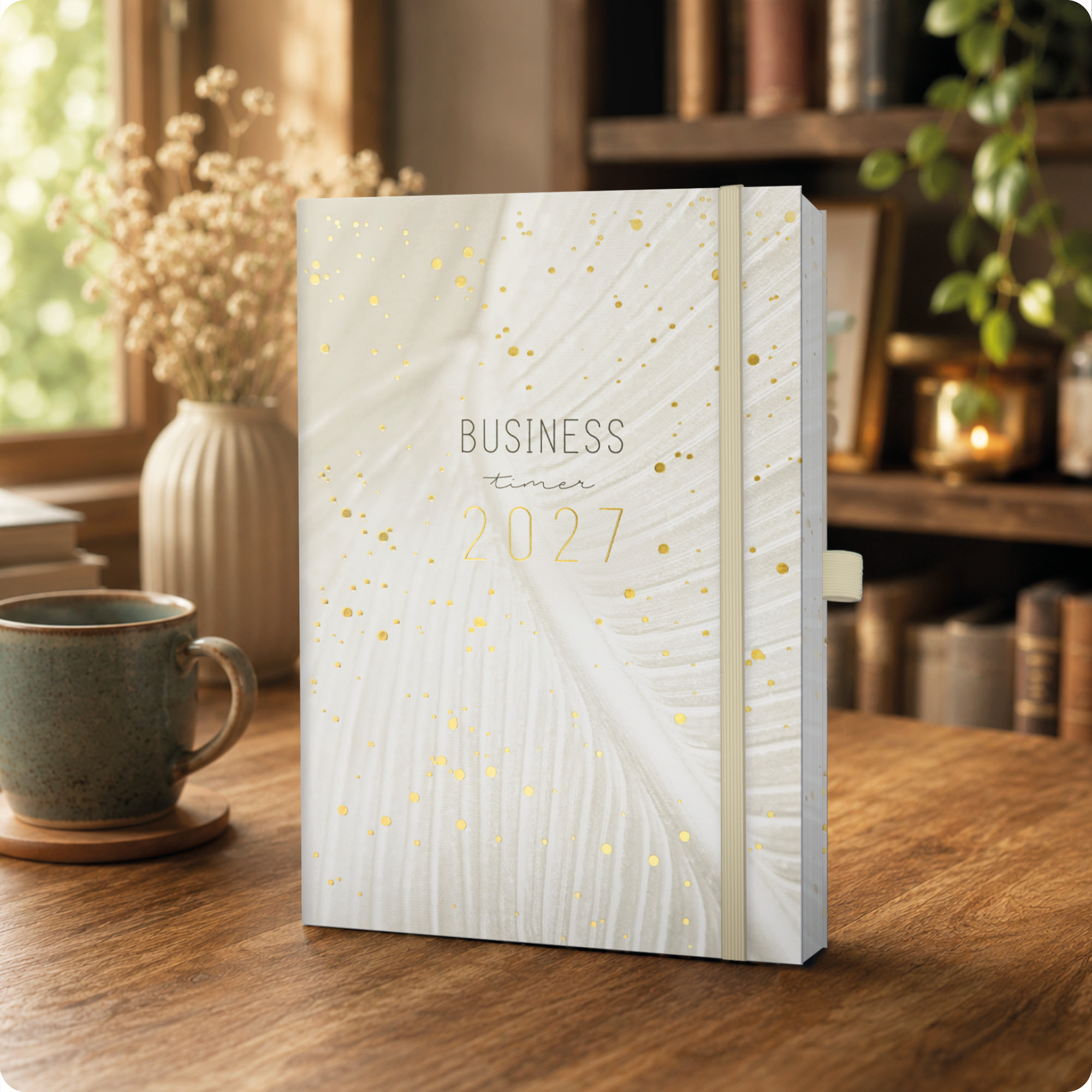 Artikelbild 7 des Artikels “Business-Timer Deluxe A5 2027 [Sparkling Leaf] “